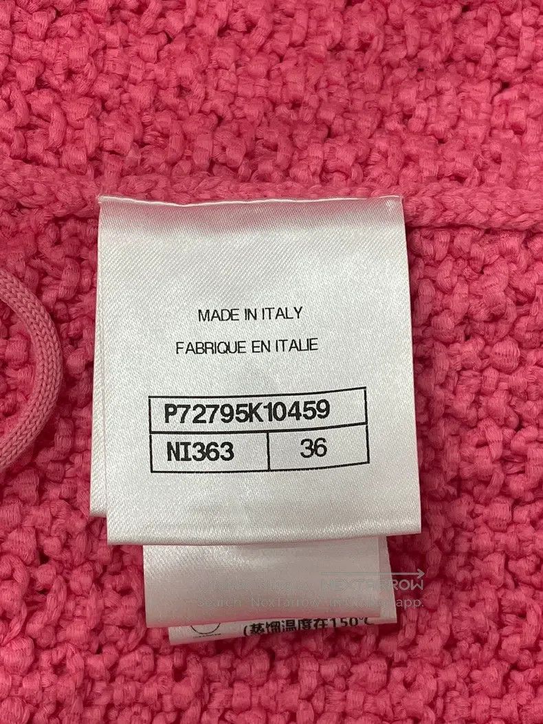 Chanel Chanel Pink long knitted vest Size XS / US 0-2 / IT 36-38 - 5 Thumbnail