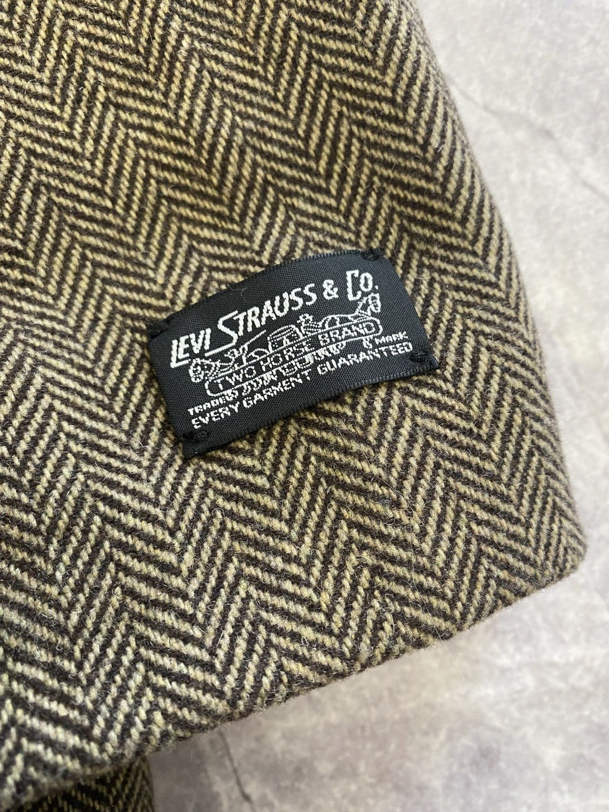 Levi's Levi's Jasper Club Sports Coat Blazer Herringbone Sherpa Size US L / EU 52-54 / 3 - 6 Thumbnail
