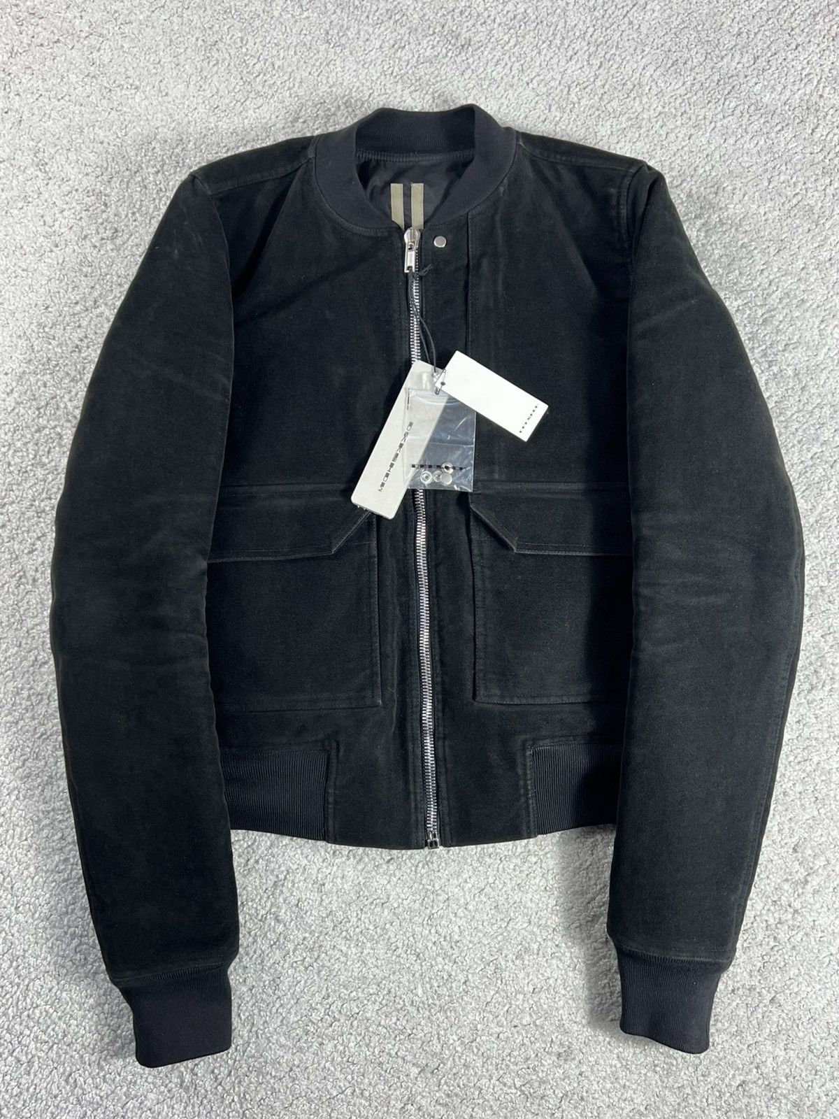 Rick Owens Drkshdw Rick Ownes DRKSHDW Cop Flight Jacket Size L Size US L / EU 52-54 / 3 - 1 Thumbnail