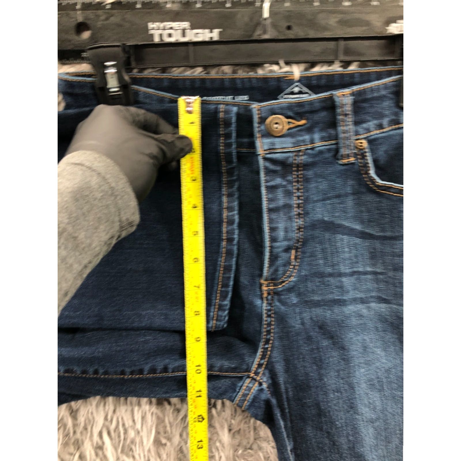 Vintage St John's Bay Jeans Bootcut Size 6 Womens Dark Blue Wash Regular 28" Waist 32" Inseam Blue Womens Jeans Bootcut Size 28" / US 6 / IT 42 - 4 Thumbnail