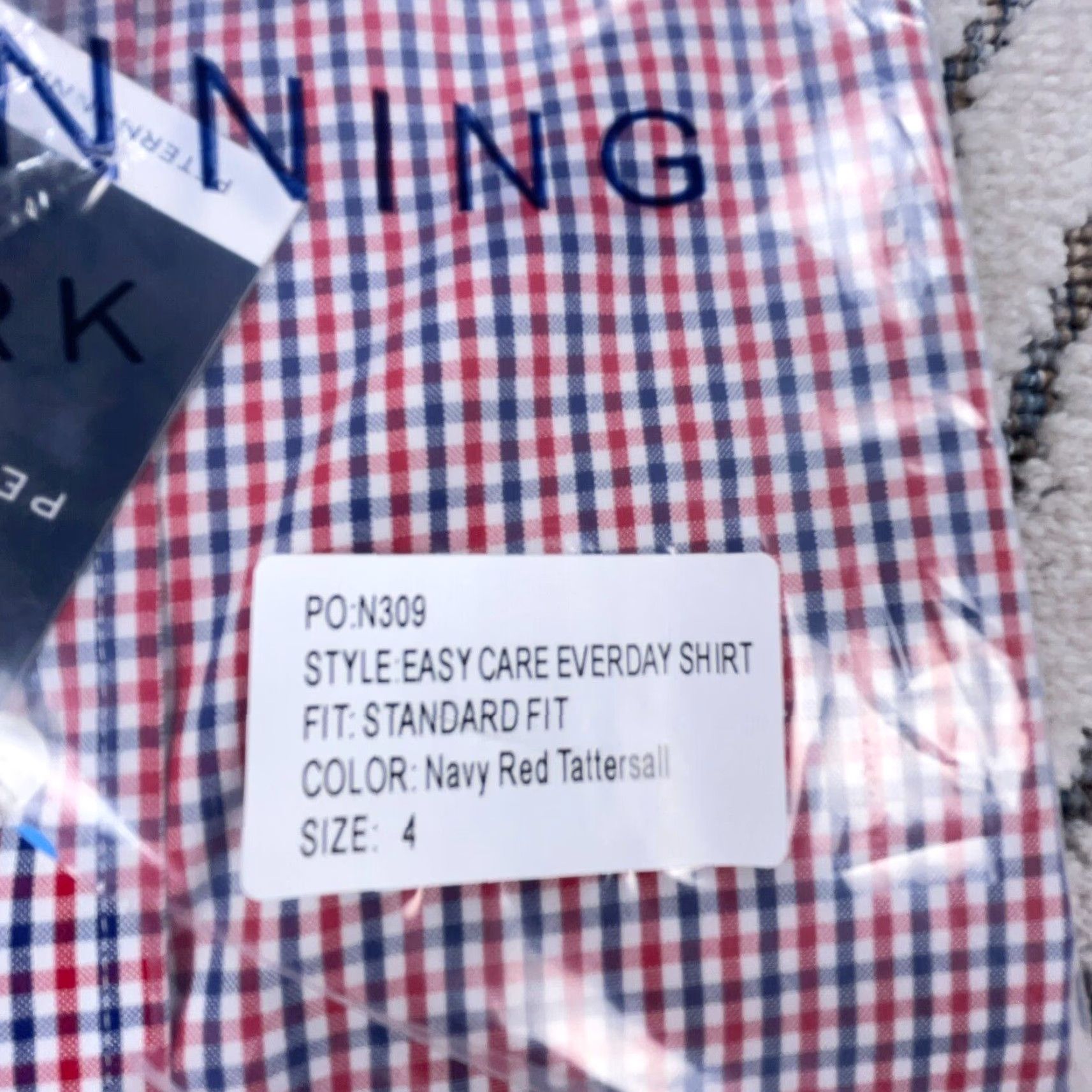 Vintage VINTAGE Peter Manning Shirt Men Size 4 Red Blue Tattersall Button-Front Collared Long Sleeve Regular Knit Cotton All Seasons Modern Preppy Mens Size US S / EU 44-46 / 1 - 6 Thumbnail