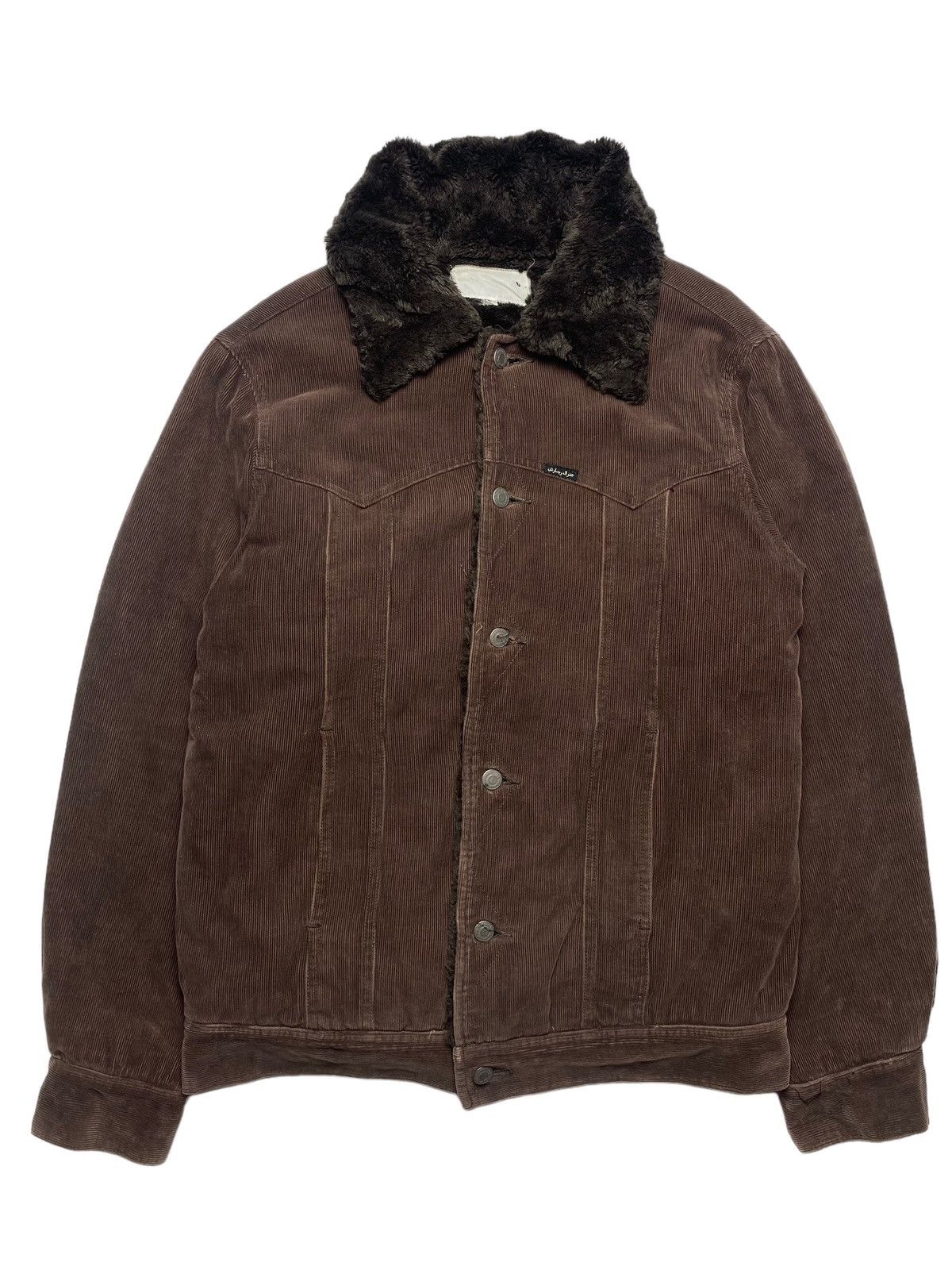 image of General Research x Mountain Research Aw03 Arabic Storm Rider Jacket in Chocolate (Size Medium)