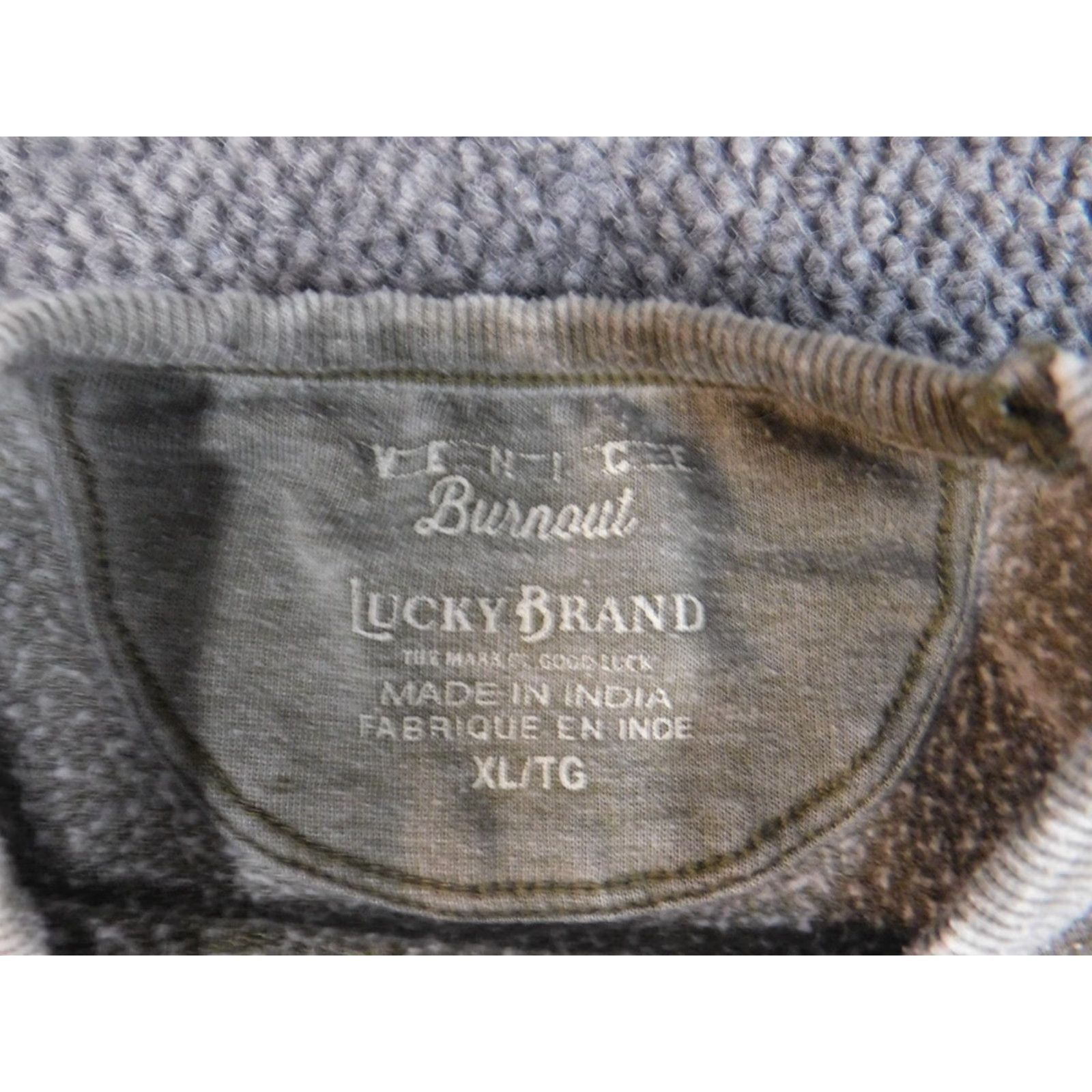 Lucky Brand Lucky Brand Mens Sweater XL Green Crewneck Pullover Knit Cotton Cable-Knit Long Sleeve Button Quilted Vintage N/A Size US XL / EU 56 / 4 - 4 Thumbnail