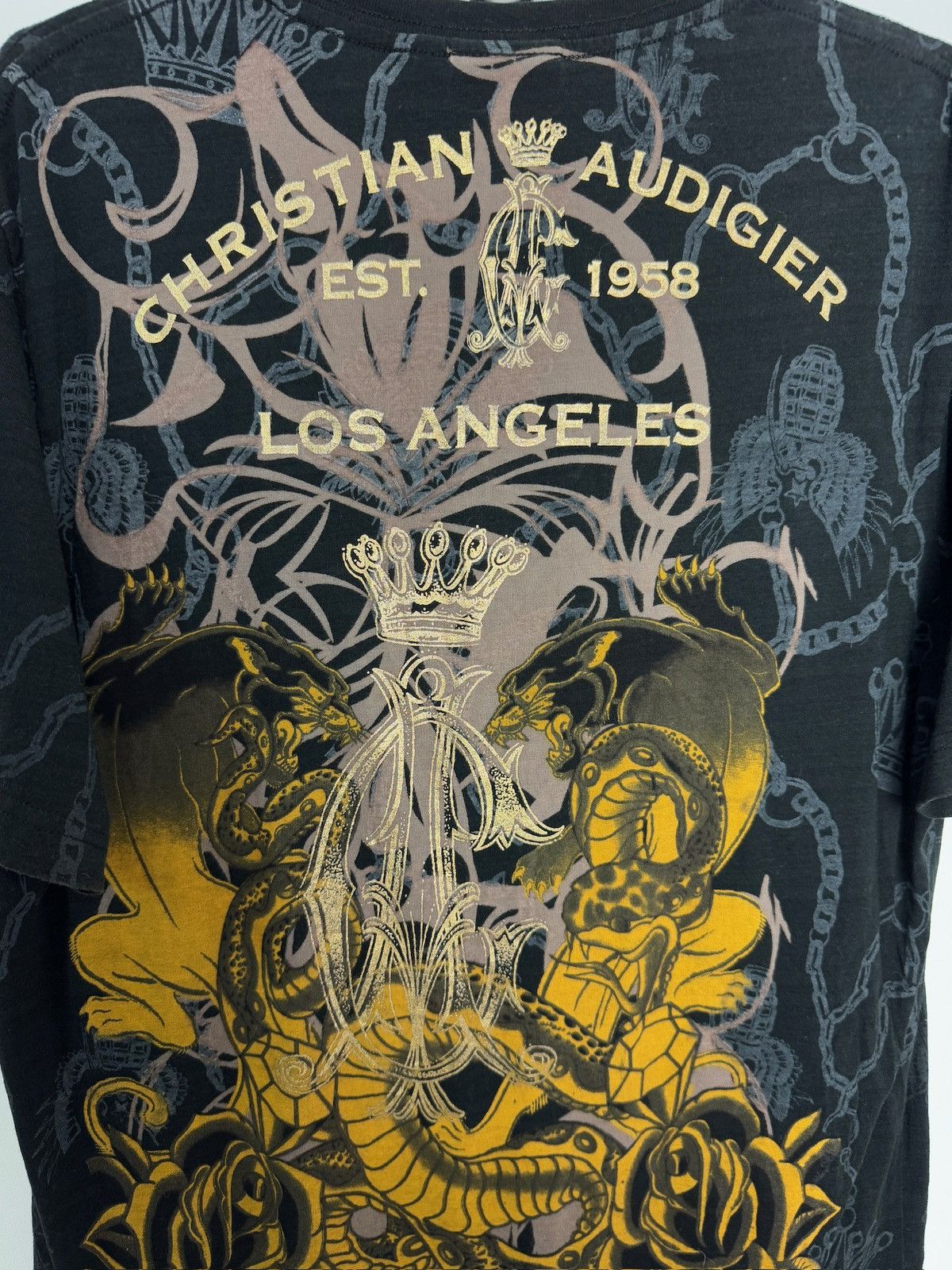 Christian Audigier × Ed Hardy Christian Audigier T-Shirt like Ed Hard Size US XL / EU 56 / 4 - 6 Thumbnail