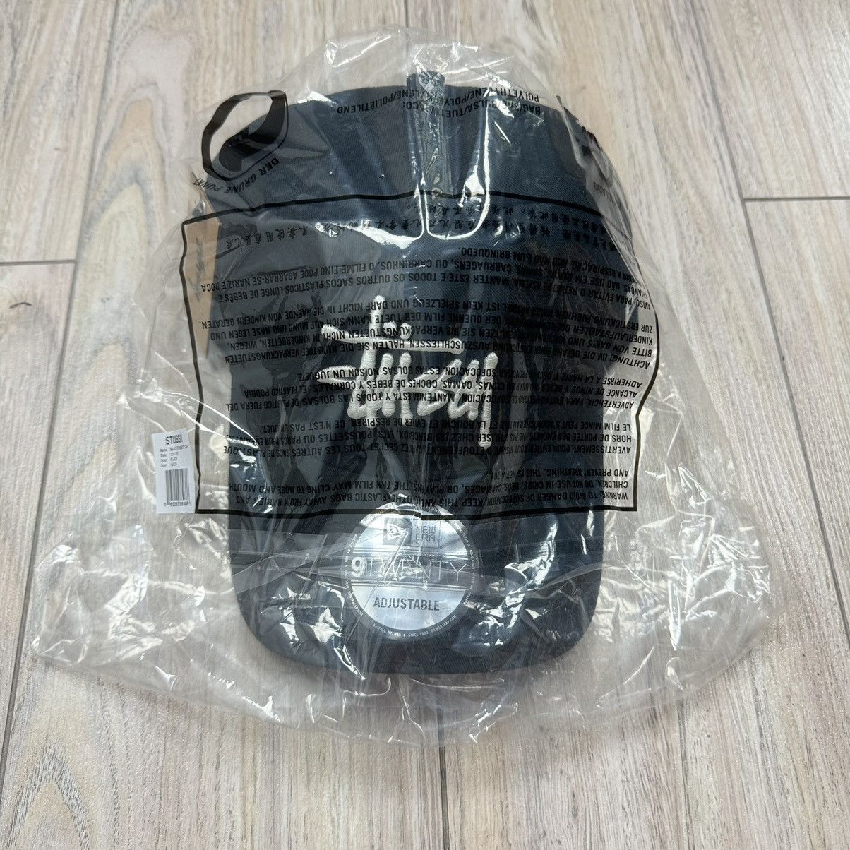 Stussy Stussy New Era 9Twenty Basic Strapback Black Hat Size ONE SIZE - 4 Thumbnail