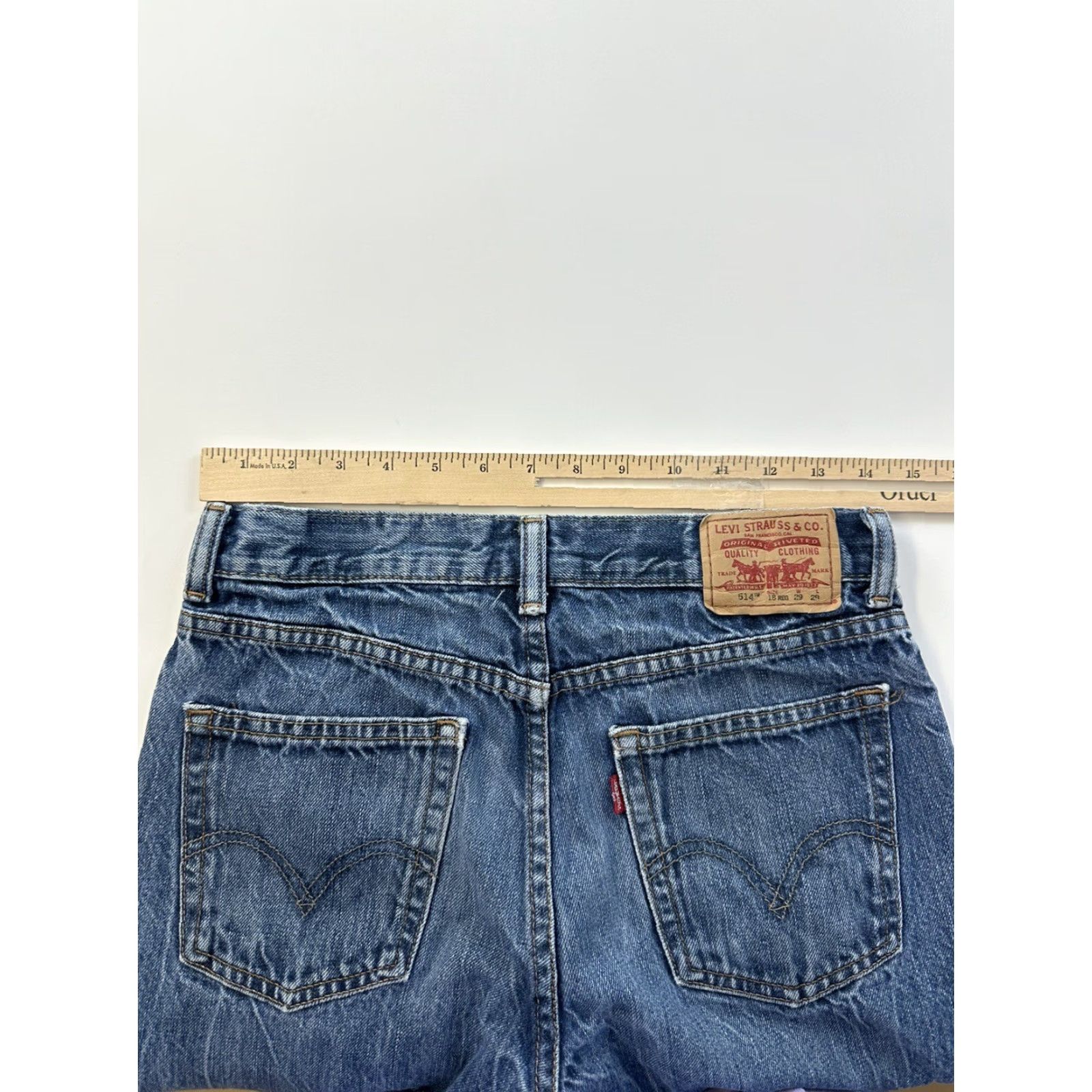 Levi's Levi's 514 Jeans Men 28x28 Regular Straight Blue 29x29 Tagged Casual Shoes? Size US 28 / EU 44 - 8 Thumbnail