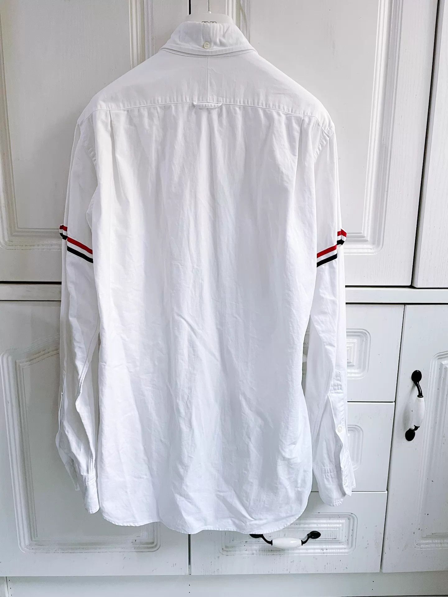 Thom Browne Thom Browne Classic Stripe Oxford Men's Shirt 95N Size US M / EU 48-50 / 2 - 2 Thumbnail