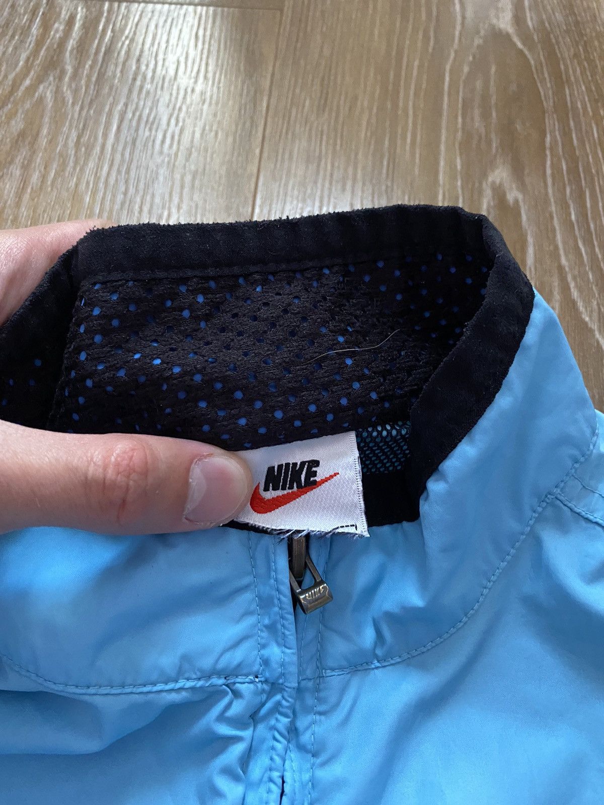 Nike × Vintage Vintage Nike Swoosh Nylon Olympic Zip-up Jacket Y2K Size US S / EU 44-46 / 1 - 3 Thumbnail