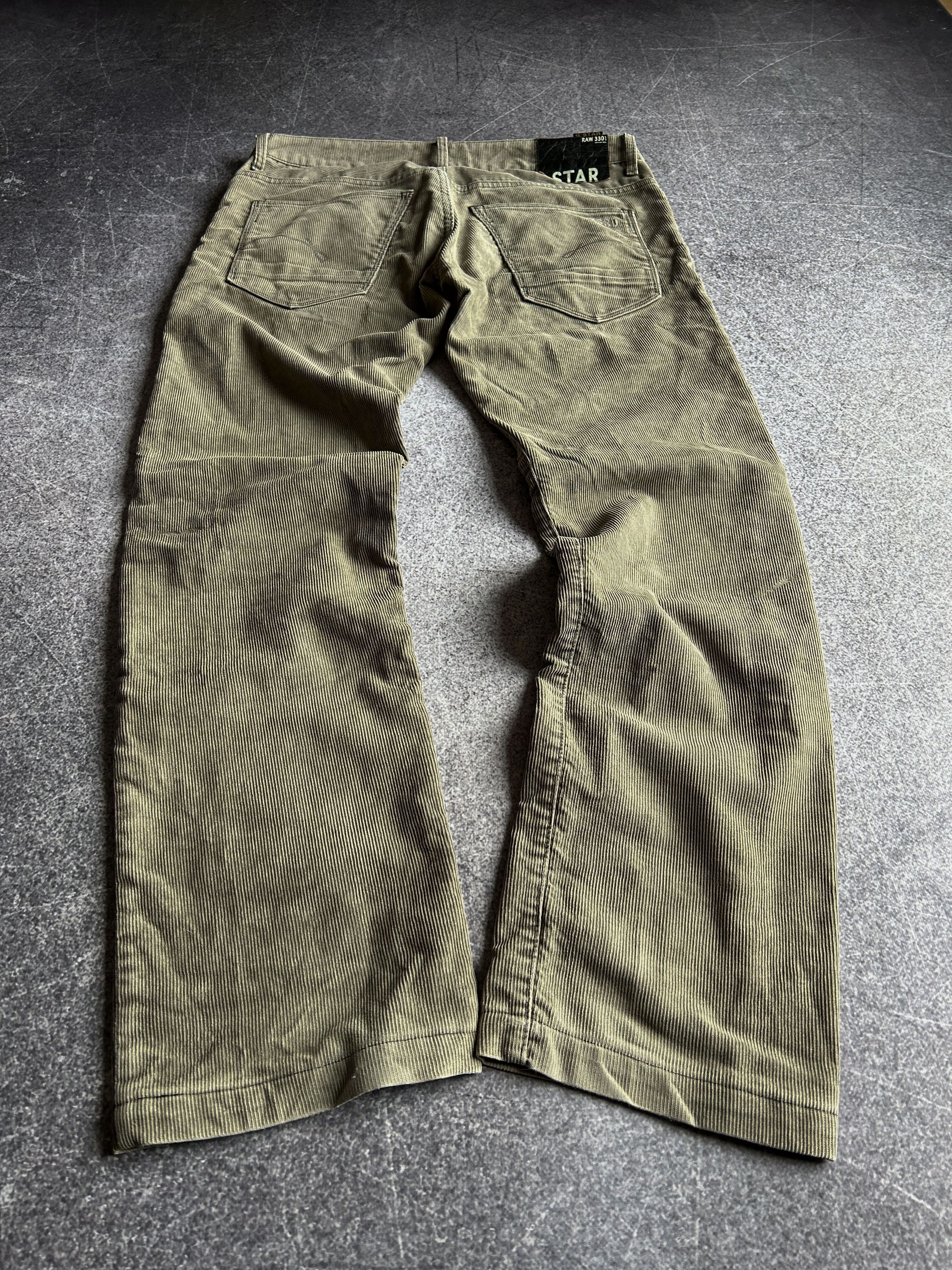 G-Star 💥 HYSTERIC GLAMOUR BALENCI STYLE CORDUROY GSTAR PANTS Size US 32 / EU 48 - 2 Thumbnail