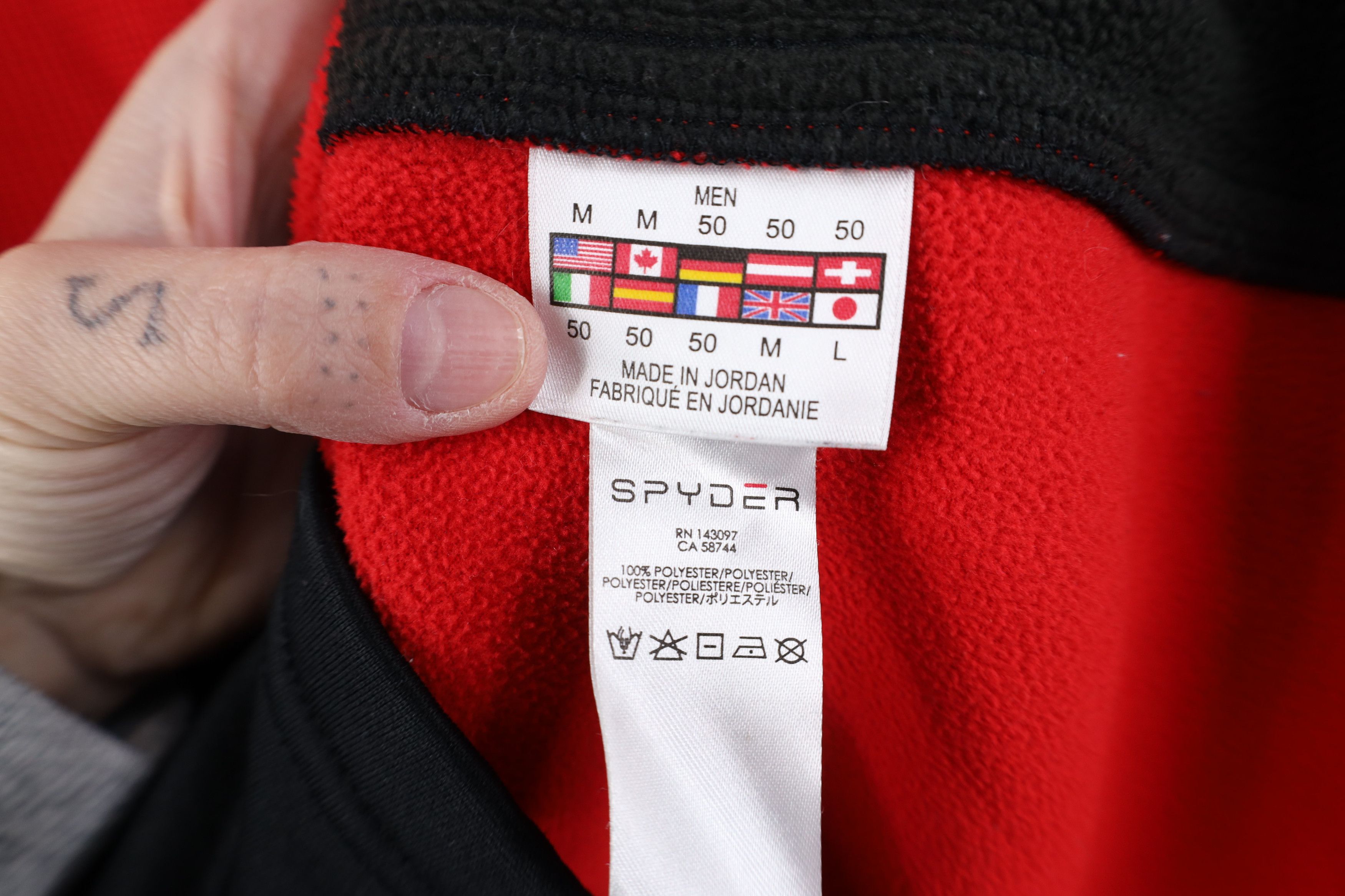 Spyder Spyder Half Zip Lightweight Stryke Pullover Jacket Red Size US M / EU 48-50 / 2 - 10 Thumbnail