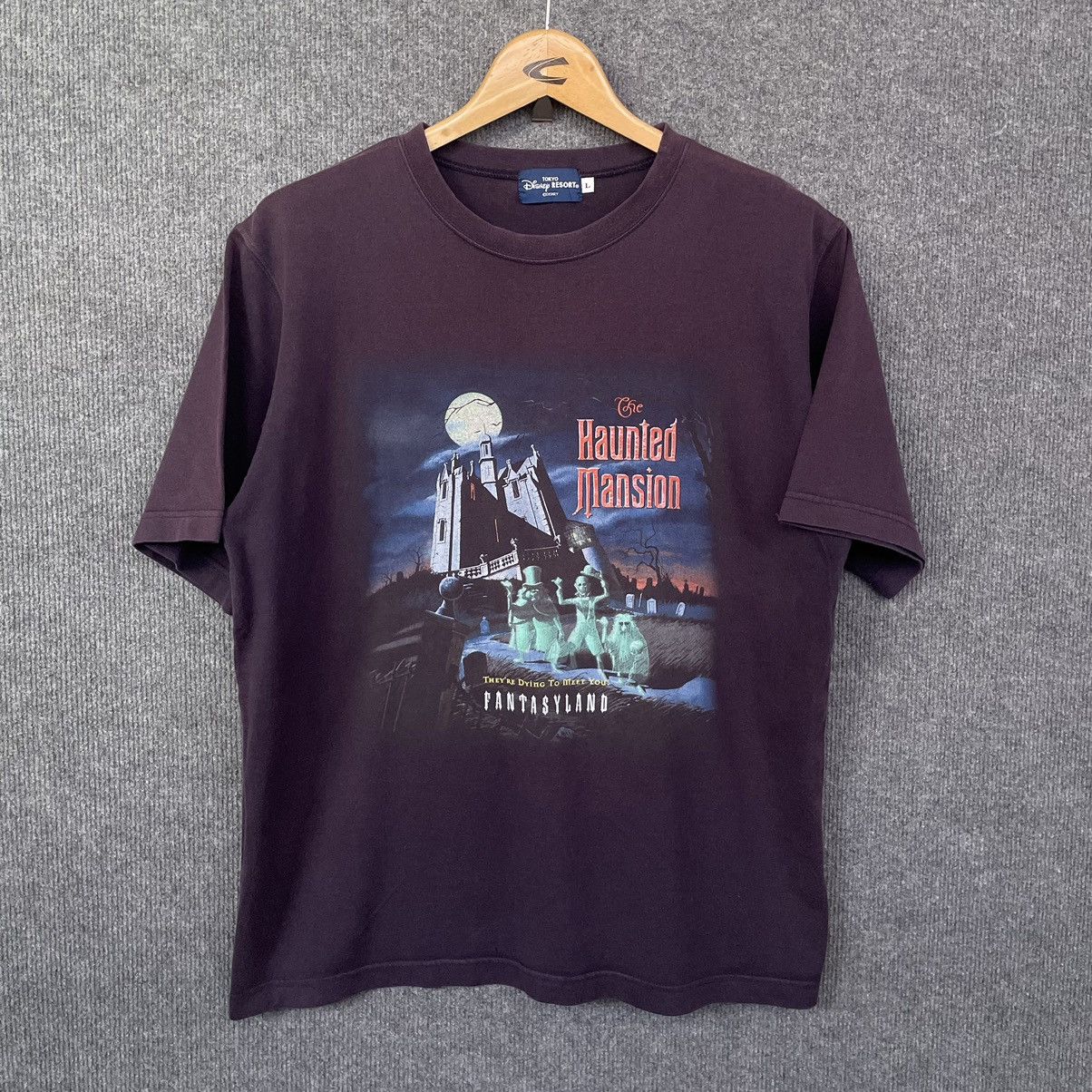 Disney Vintage 00s Disney The Haunted Mansion Fantasyland Promo Tee Size US L / EU 52-54 / 3 - 1 Thumbnail