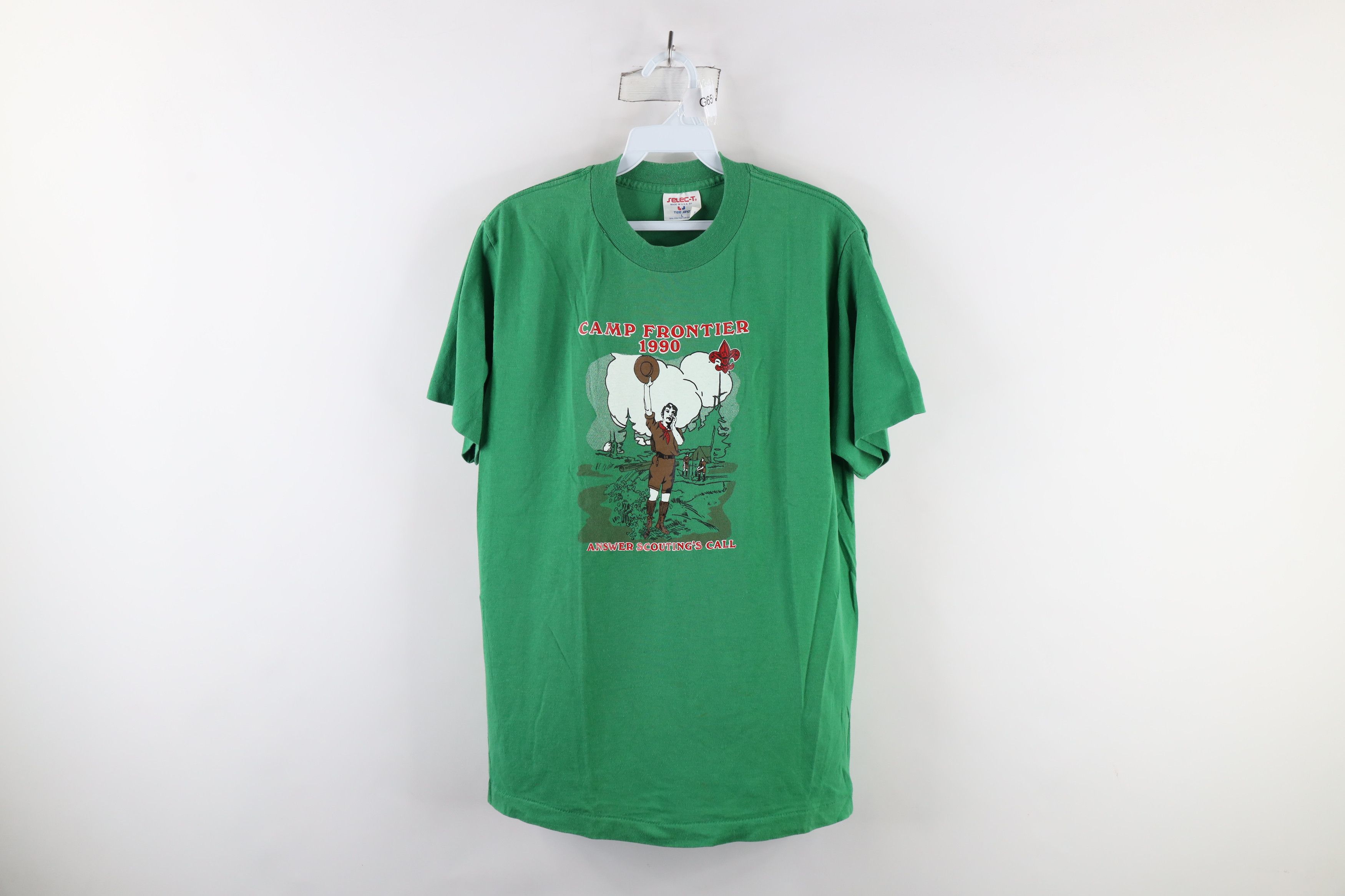 Vintage Vintage 90s Boy Scouts of America Scoutings Call T-Shirt Size US L / EU 52-54 / 3 - 1 Thumbnail