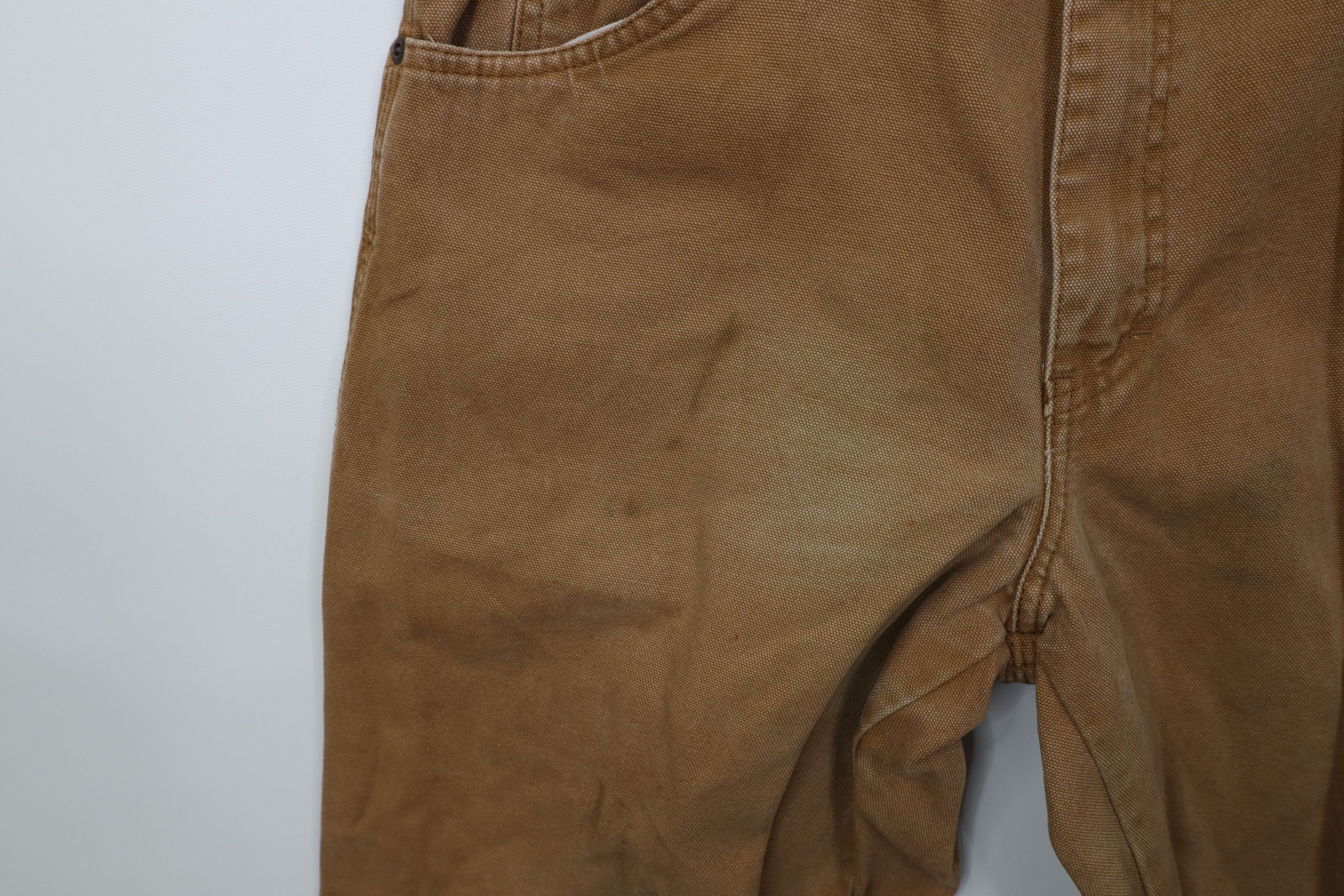 Dickies Vintage Y2K Dickies Wide Leg Dungaree Pants Duck Brown Size US 34 / EU 50 - 8 Thumbnail