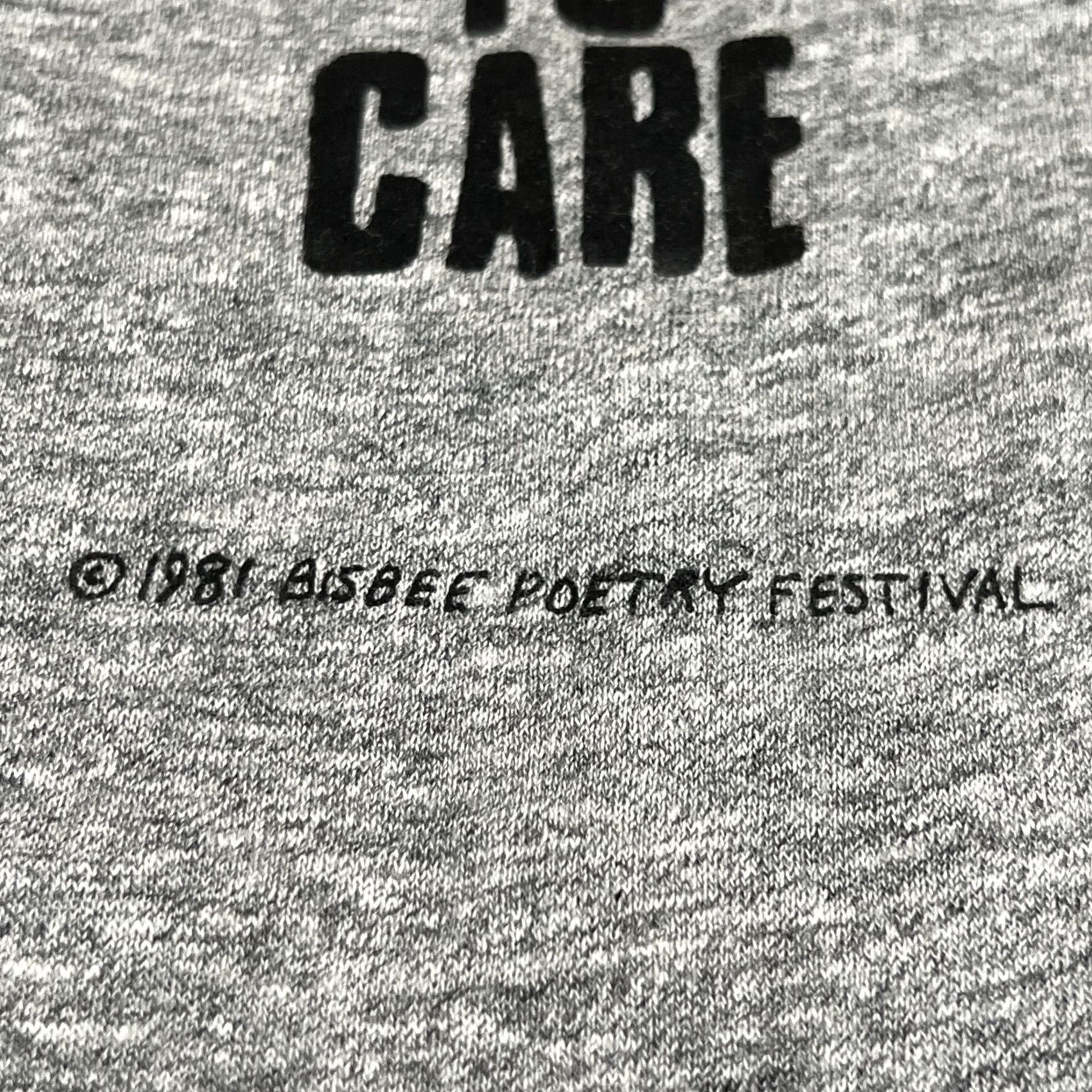 Vintage VINTAGE Bisbee Poetry Festival T Shirt XL Gray Short Sleeve Mens 1990s Bisbee The Town Too High To Care Sports-t By Stedman Graphic Tee Size US XL / EU 56 / 4 - 2 Thumbnail