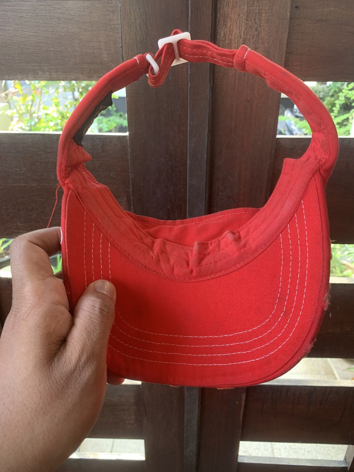 Von Dutch Von Dutch Visor Hat Distressed Design Golf Size ONE SIZE - 7 Thumbnail