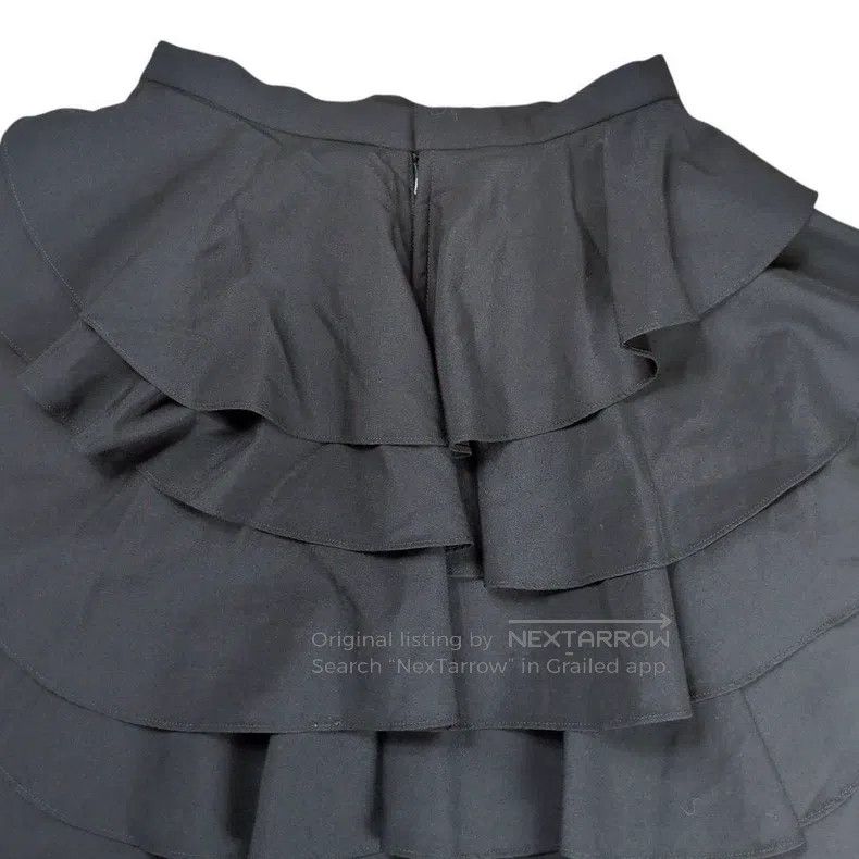Comme des Garcons Comme Des Garcons size S Black Vintage Lace Design Half Sk Size 23" - 5 Thumbnail