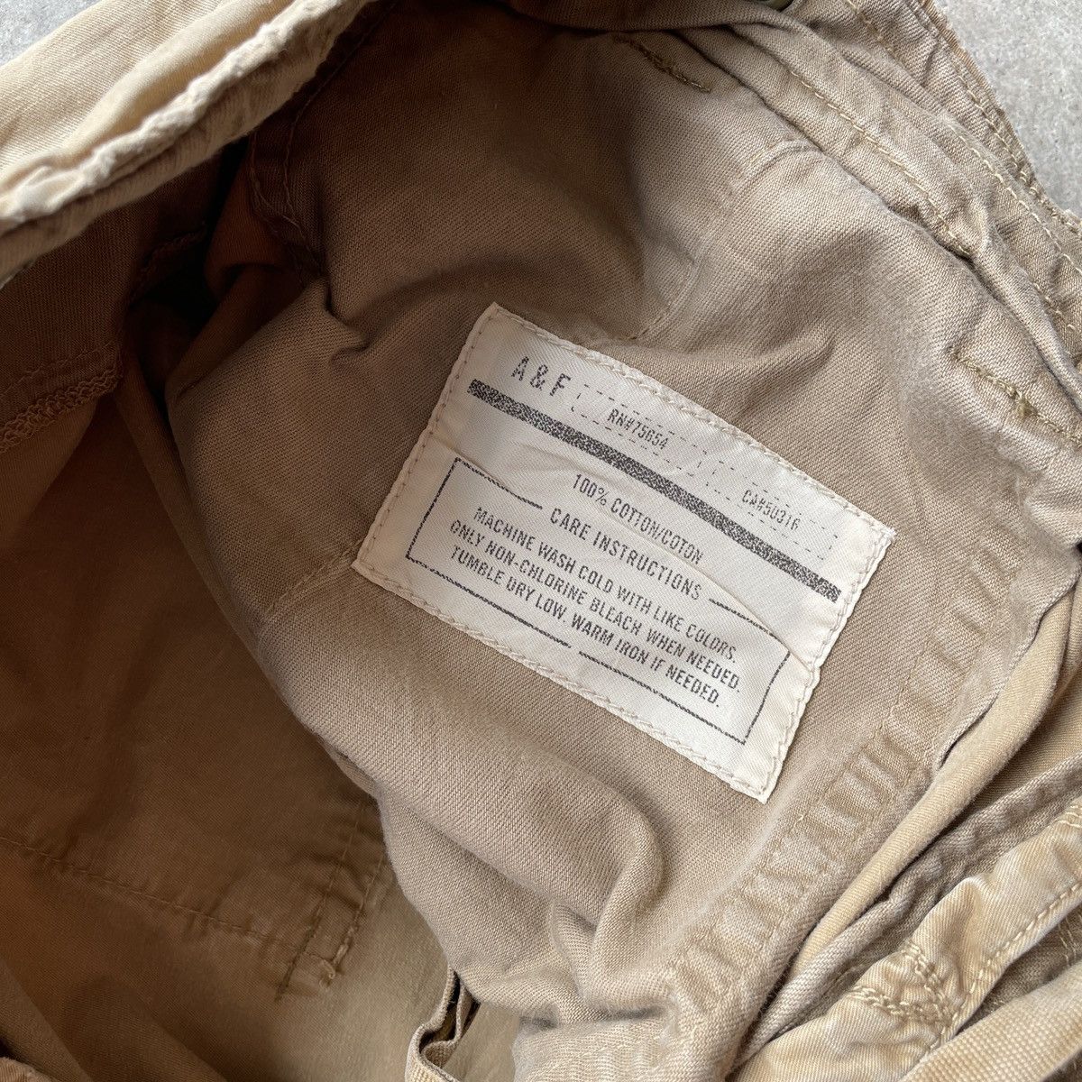 Abercrombie & Fitch × Vintage Abercrombie And Fitch Faded Cargo Pants Tactical W38x31 Size US 38 / EU 54 - 11 Thumbnail
