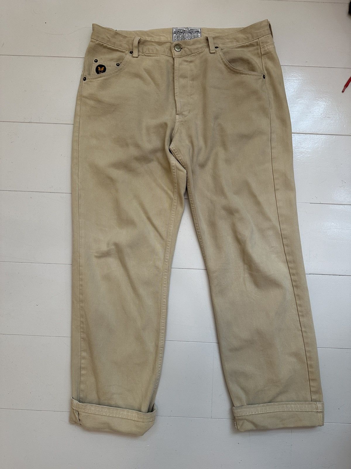 Avirex Rare Vintage Avirex Made in USA Beige Pants Size US 38 / EU 54 - 3 Thumbnail
