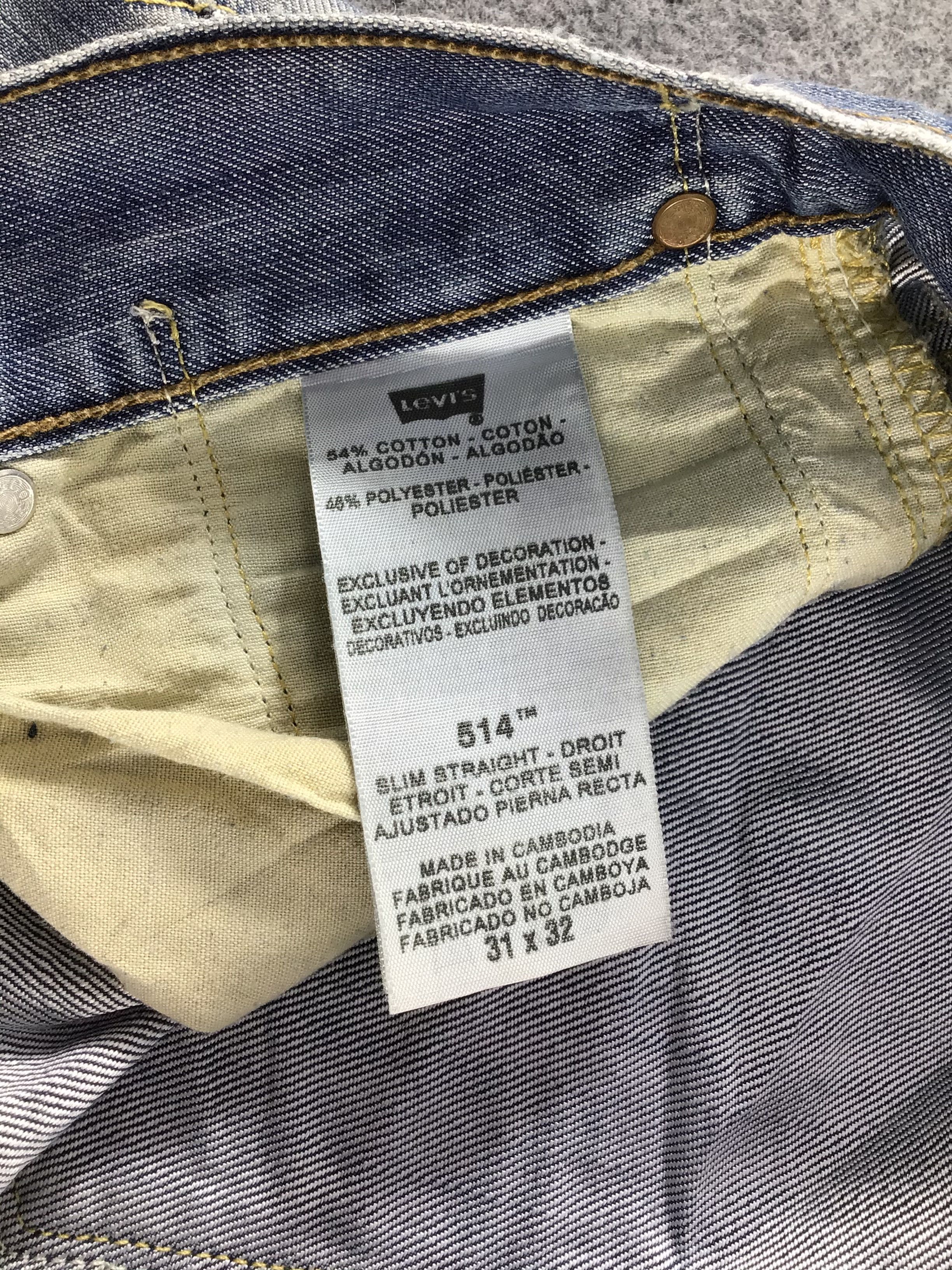 Levi's Vintage Levis 514 Jeans Faded Blue -J592 Size US 32 / EU 48 - 10 Thumbnail