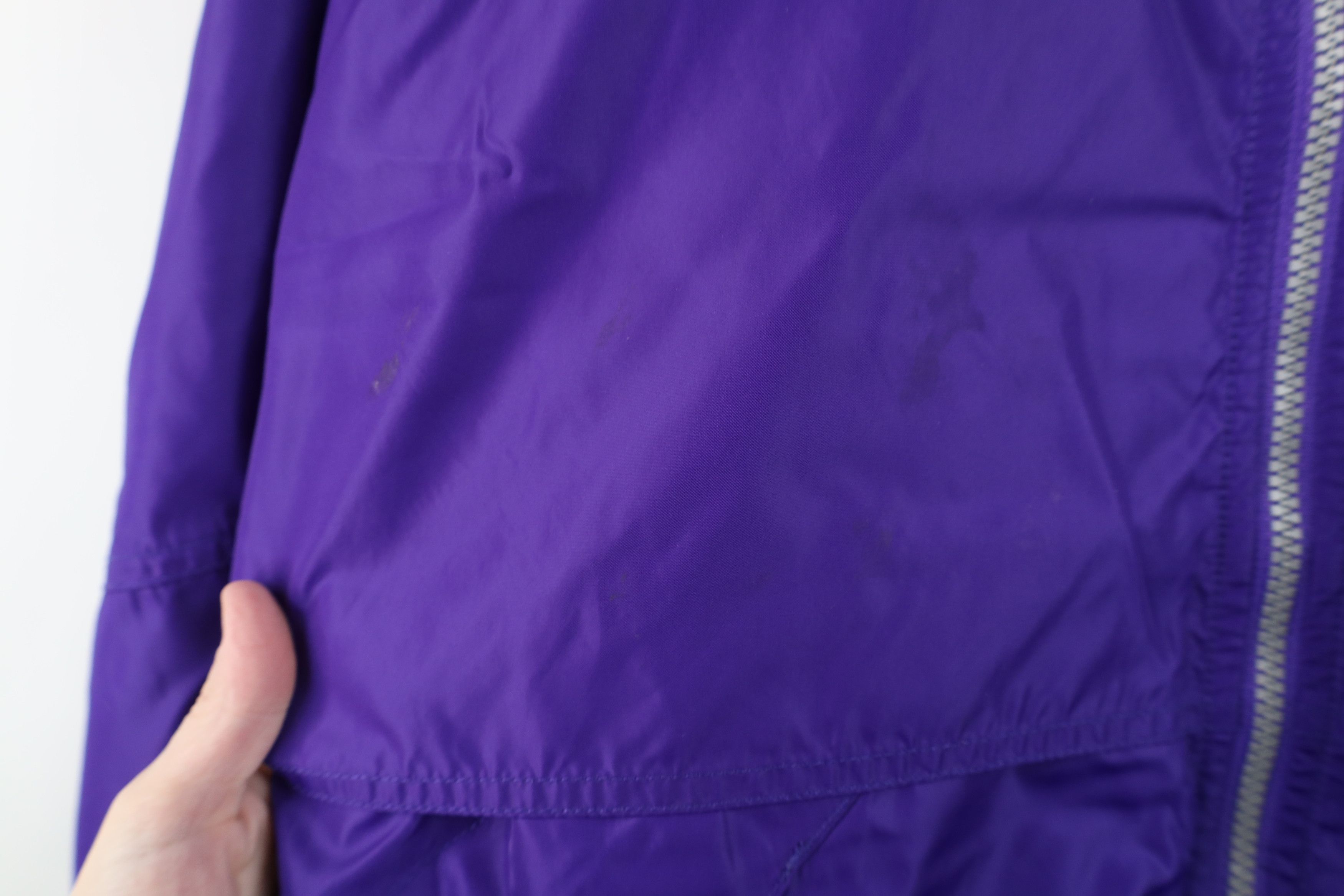 Nike Vintage Nike Scott Mini Swoosh Windbreaker Jacket Purple Size US M / EU 48-50 / 2 - 6 Thumbnail