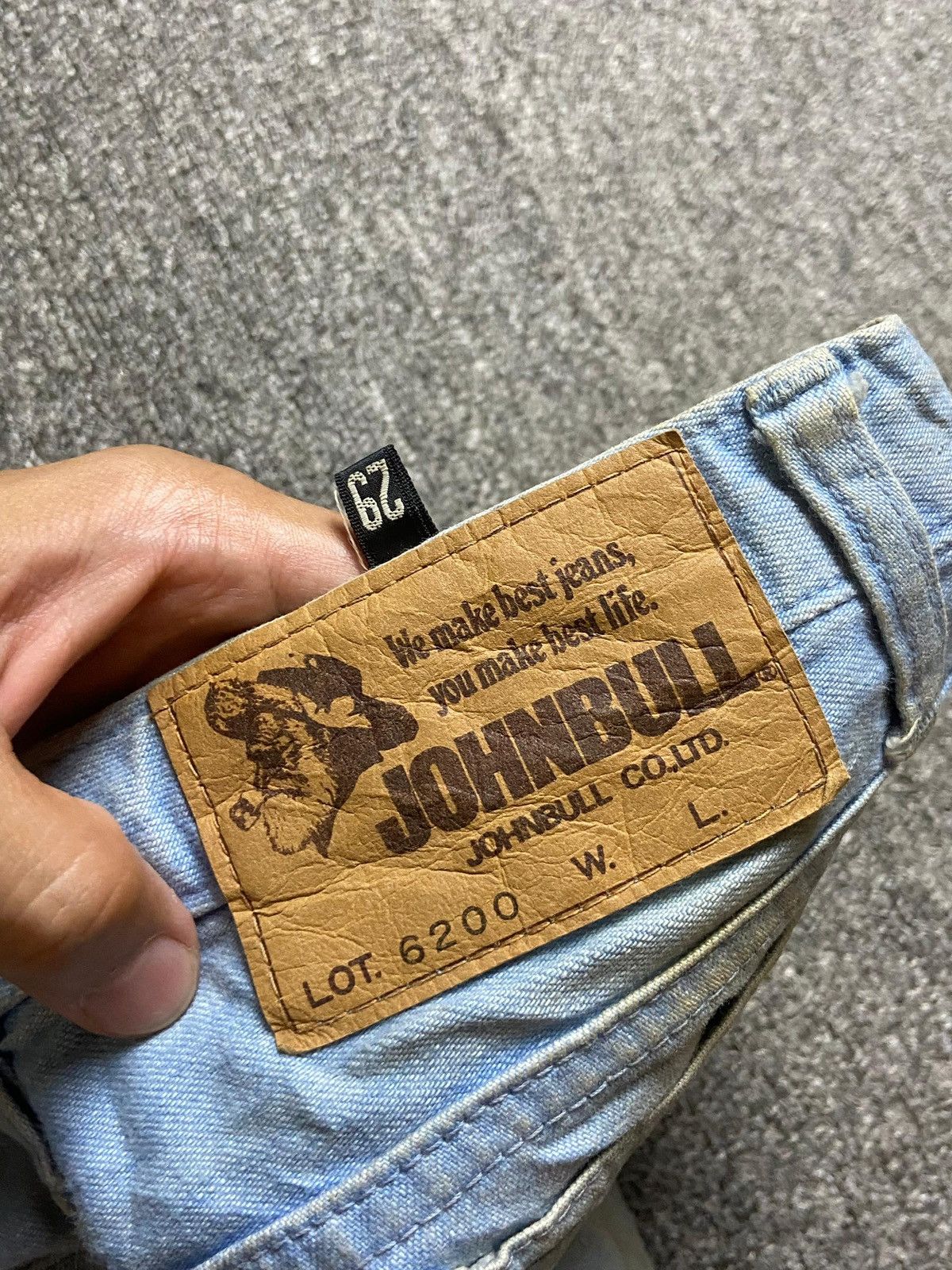 Japanese Brand × Johnbull × Vintage Johnbull Co. Ltd Brand Flared Denim Jeans (128) Size US 27 - 6 Thumbnail