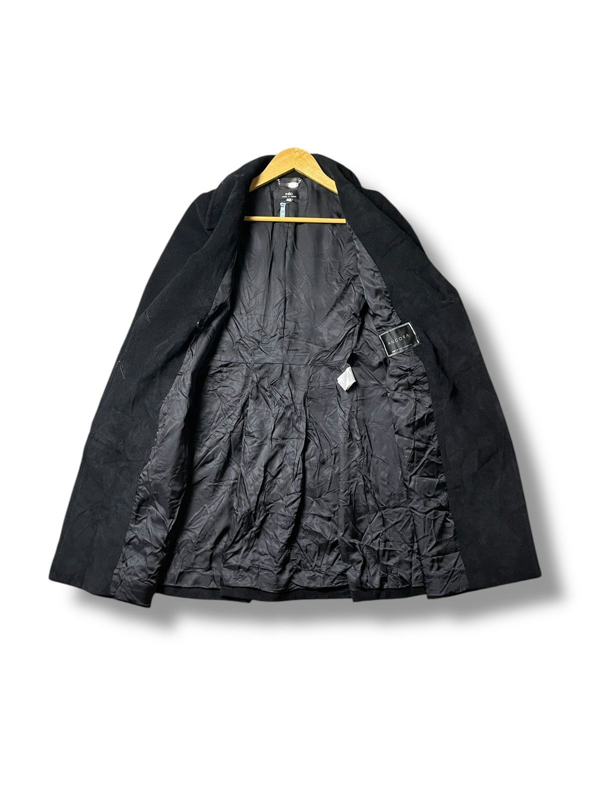 Japanese Brand × Vintage INÉD Japanese Brand Wool Long Coat (45) Size US XS / EU 42 / 0 - 2 Thumbnail