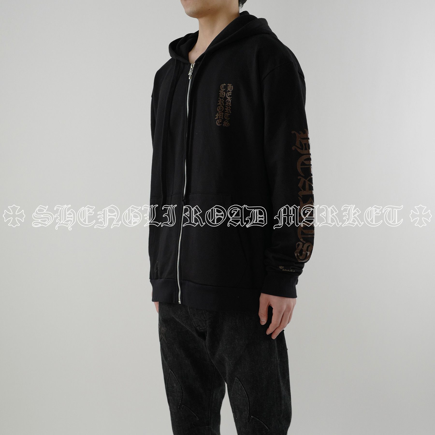 Chrome Hearts Chrome Hearts Brown Glitter 1988 Zip Up Hoodie Size US M / EU 48-50 / 2 - 15 Thumbnail