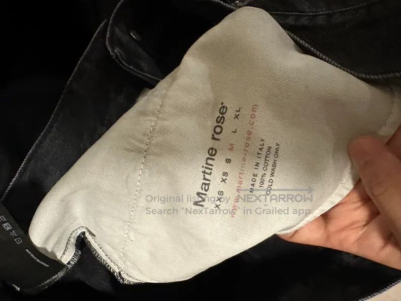 Martine Rose Martine Rose Size m Full logo jeans Size US 28 / EU 44 - 4 Thumbnail