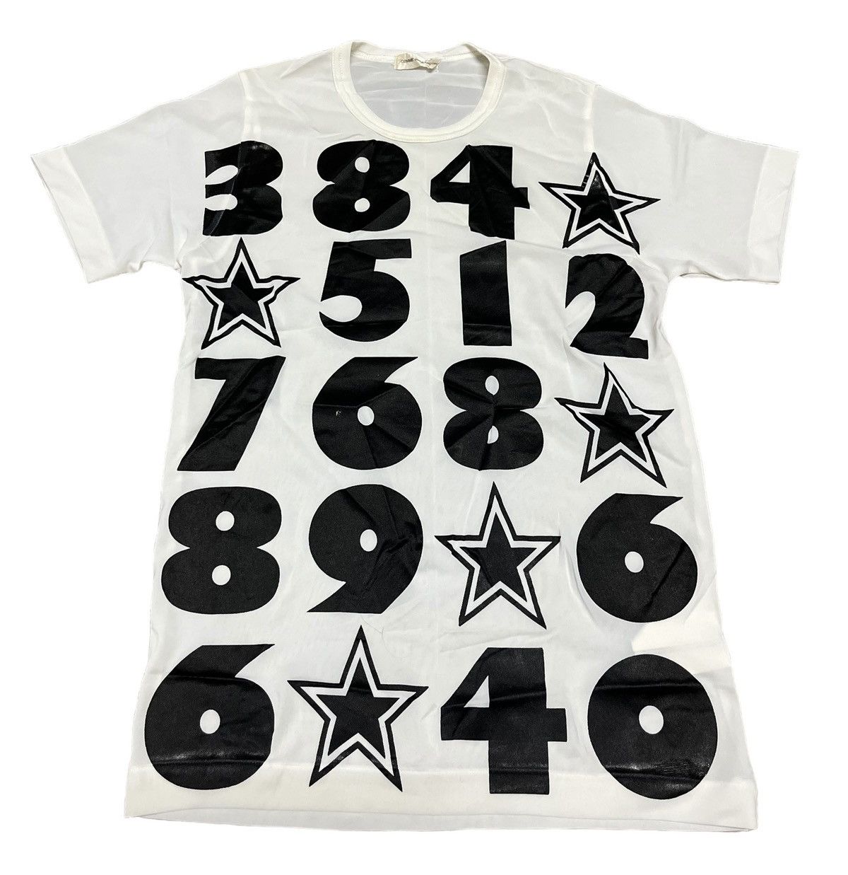 Comme des Garcons × Designer × Japanese Brand VINTAGE COMME DES GARCONS NYLON BIG NUMBERS LOGO SHIRTS Size S / US 4 / IT 40 - 1 Thumbnail