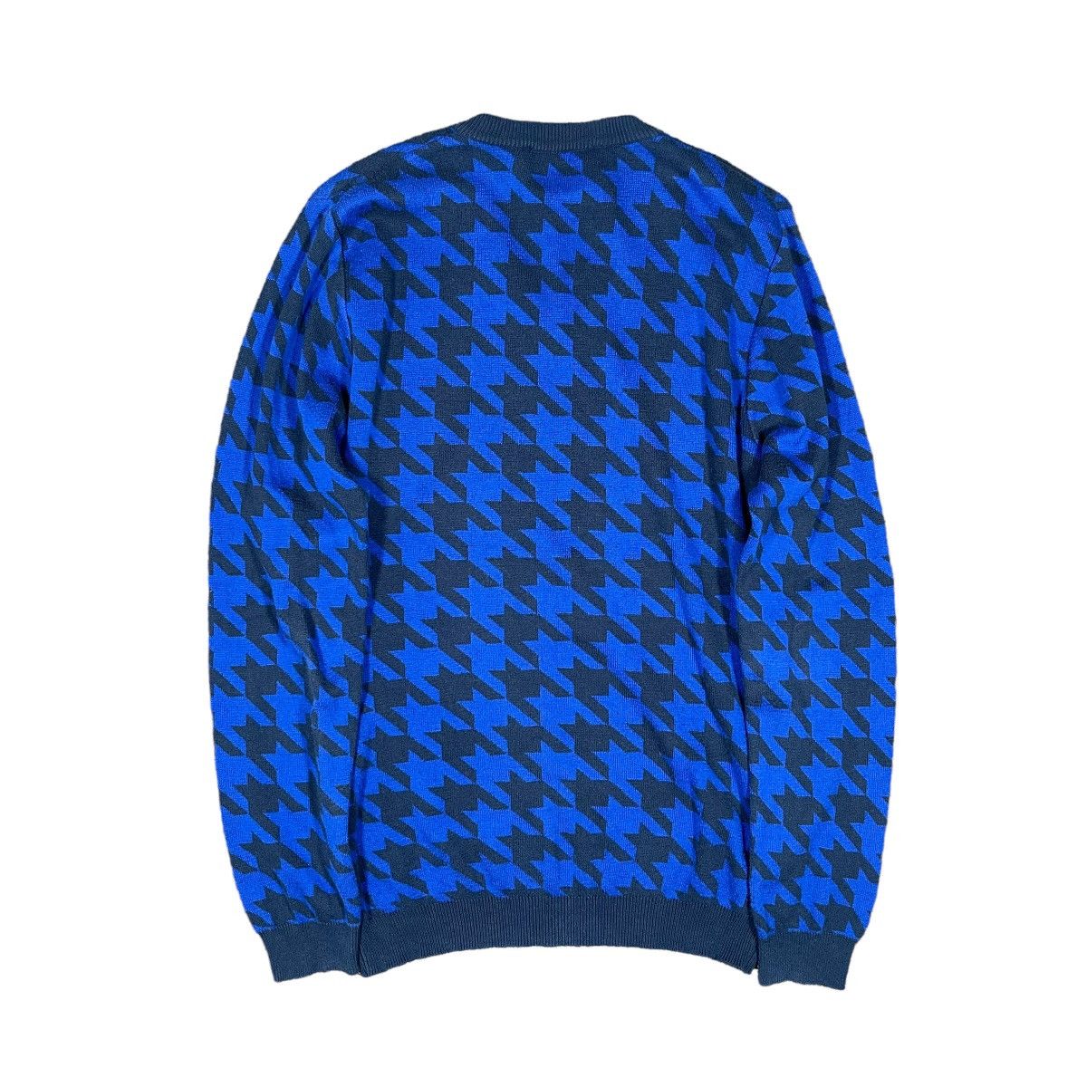 Raf Simons Raf Simons Fred Perry Houndstooth V Neck Sweater Size US S / EU 44-46 / 1 - 3 Thumbnail
