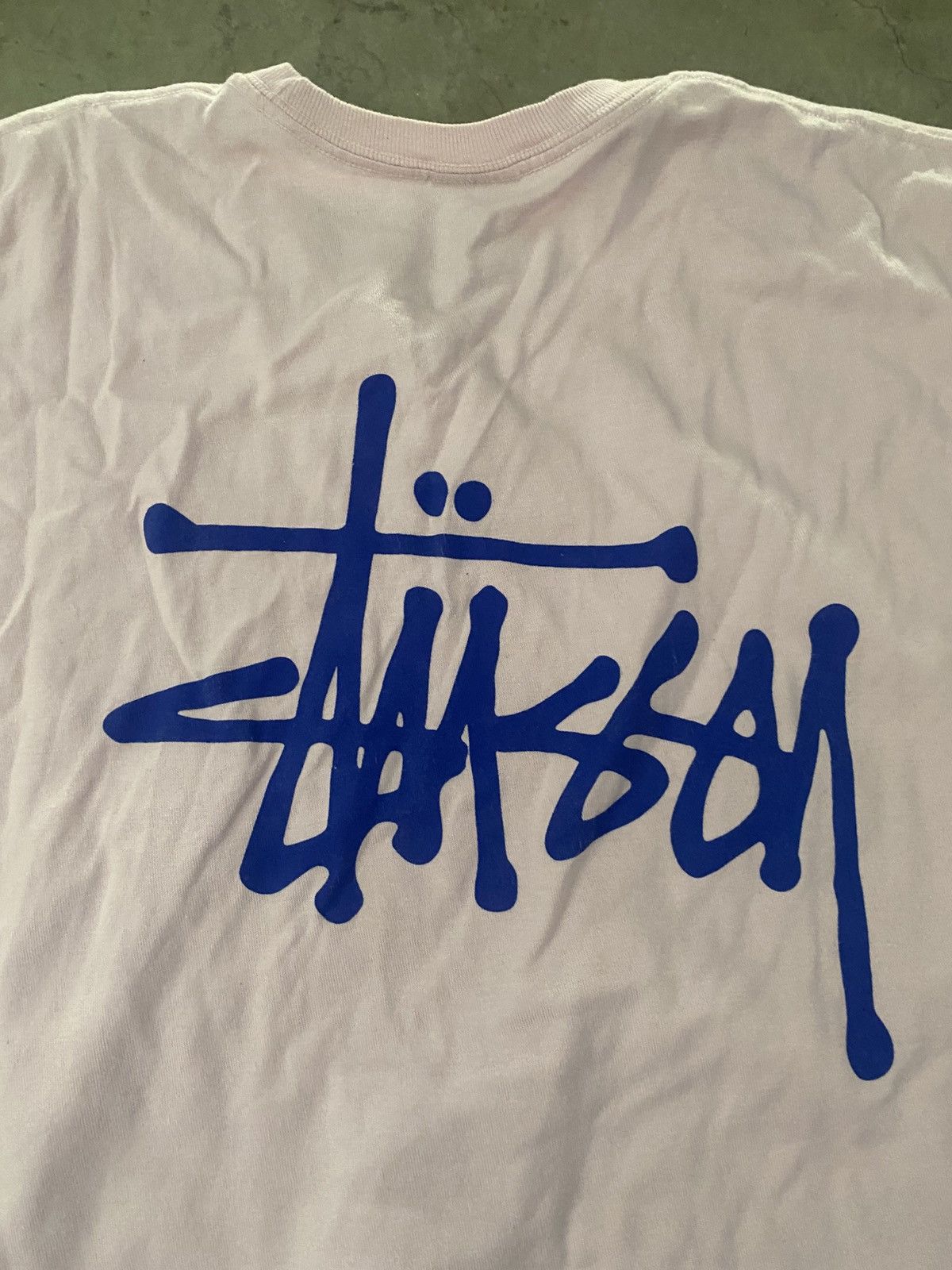 Stussy Vintage Stussy Acid Wash Pale Pink Size US XL / EU 56 / 4 - 5 Thumbnail