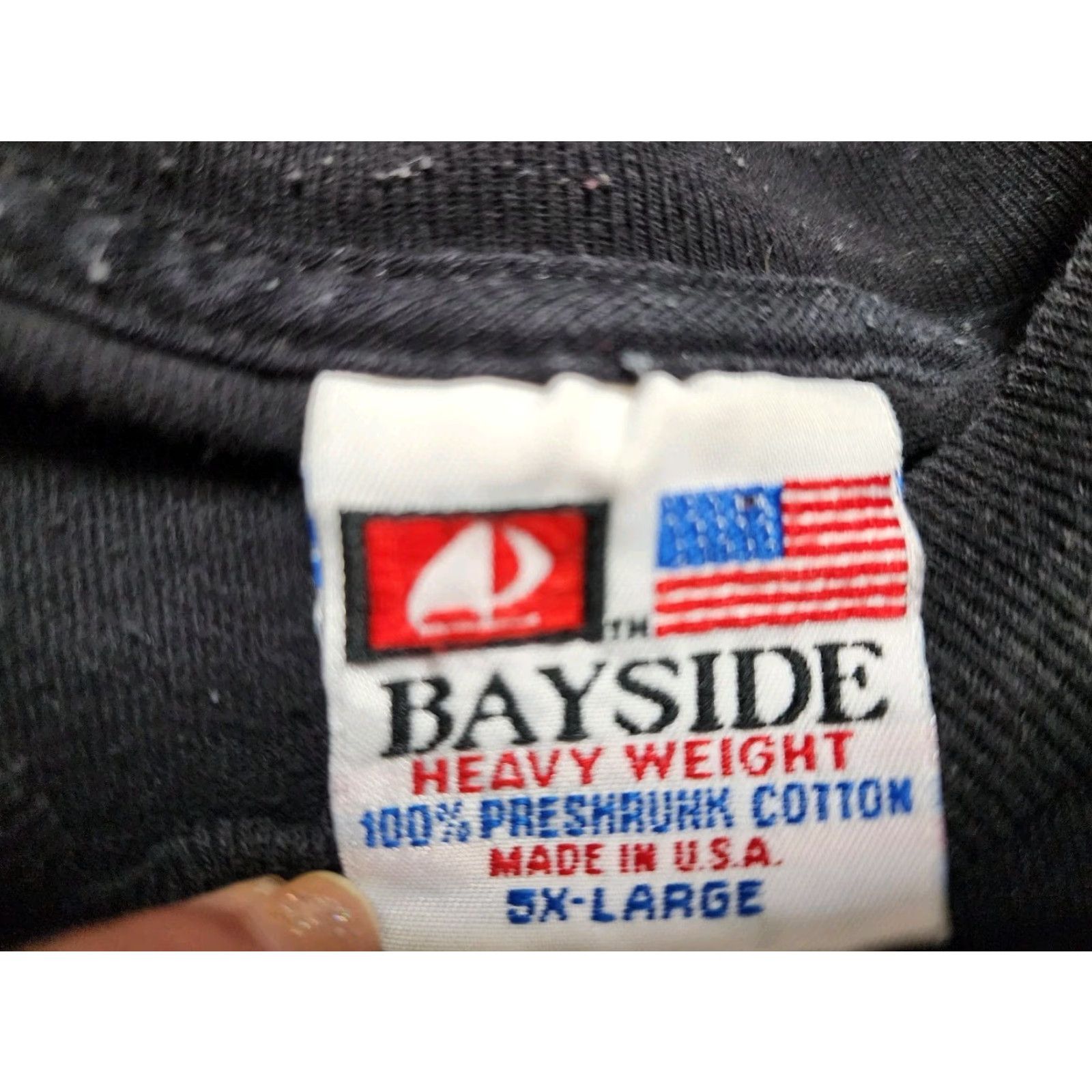 Doublet VINTAGE Bayside 5XL Black Double-Sided Funny Irish Beer T-Shirt Mens USA-Made Size US XXL / EU 58 / 5 - 6 Thumbnail