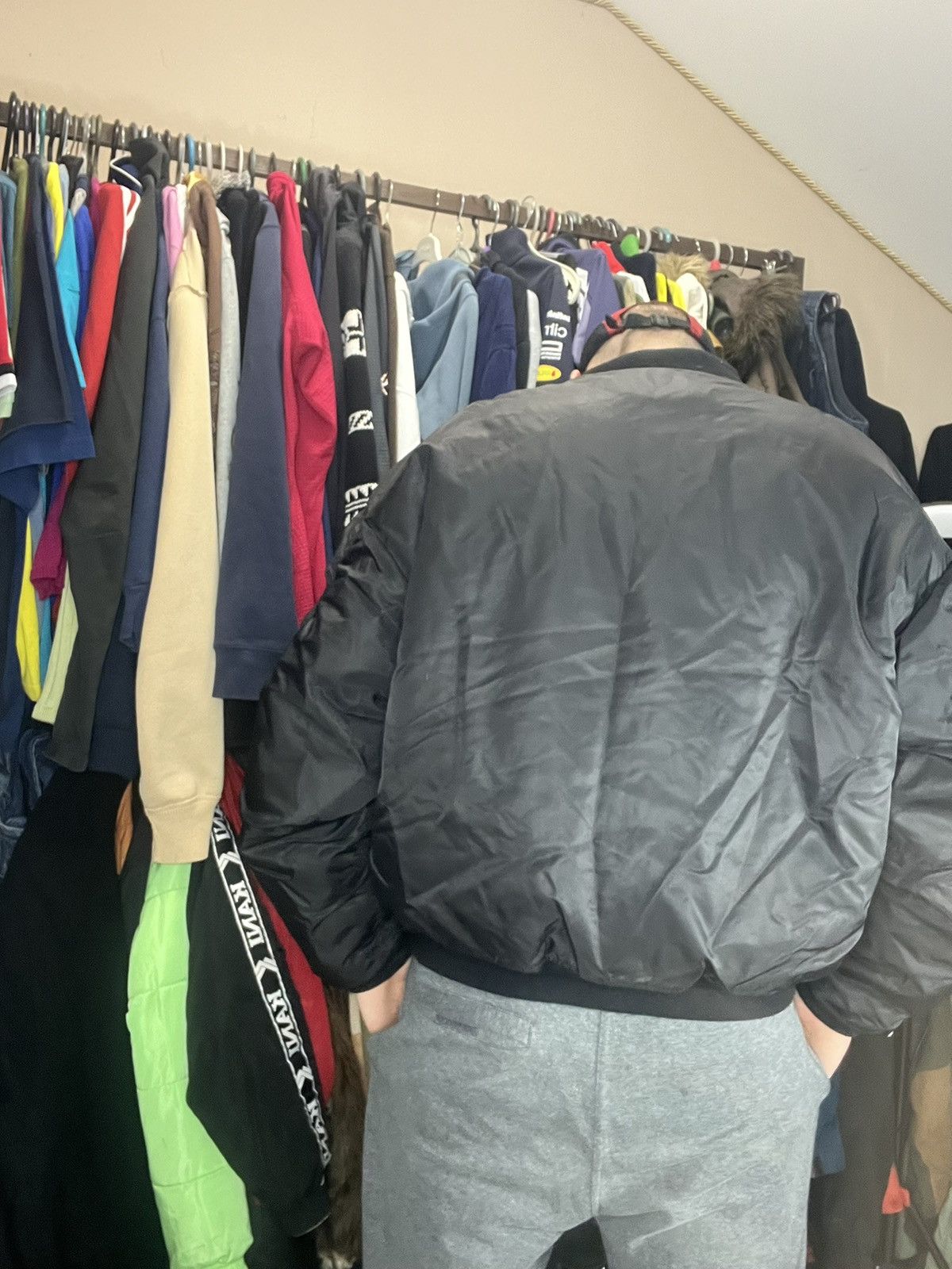 Vintage VTG MA-1 FlY ARCHIVE MADE IN USA RETRO REVERSIBLE Jacket Size US XL / EU 56 / 4 - 3 Thumbnail