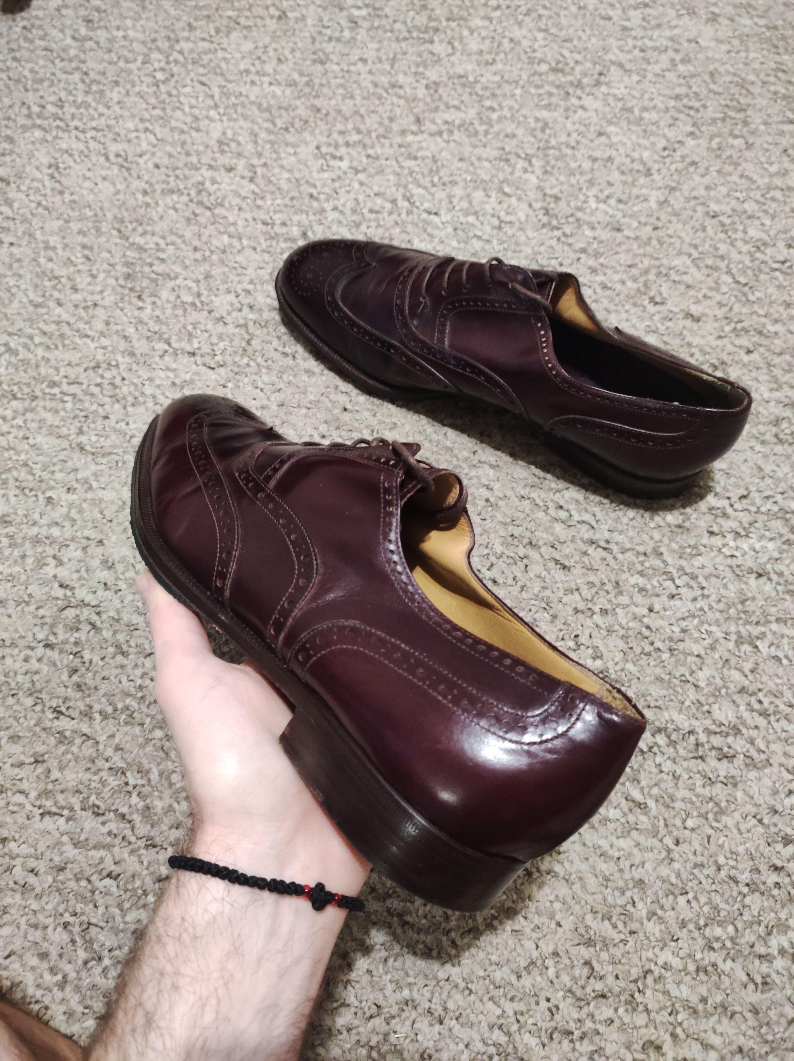Bruno Magli × Handmade × Vintage Bruno Magli handmade brogues us11 Size US 11 / EU 44 - 4 Thumbnail