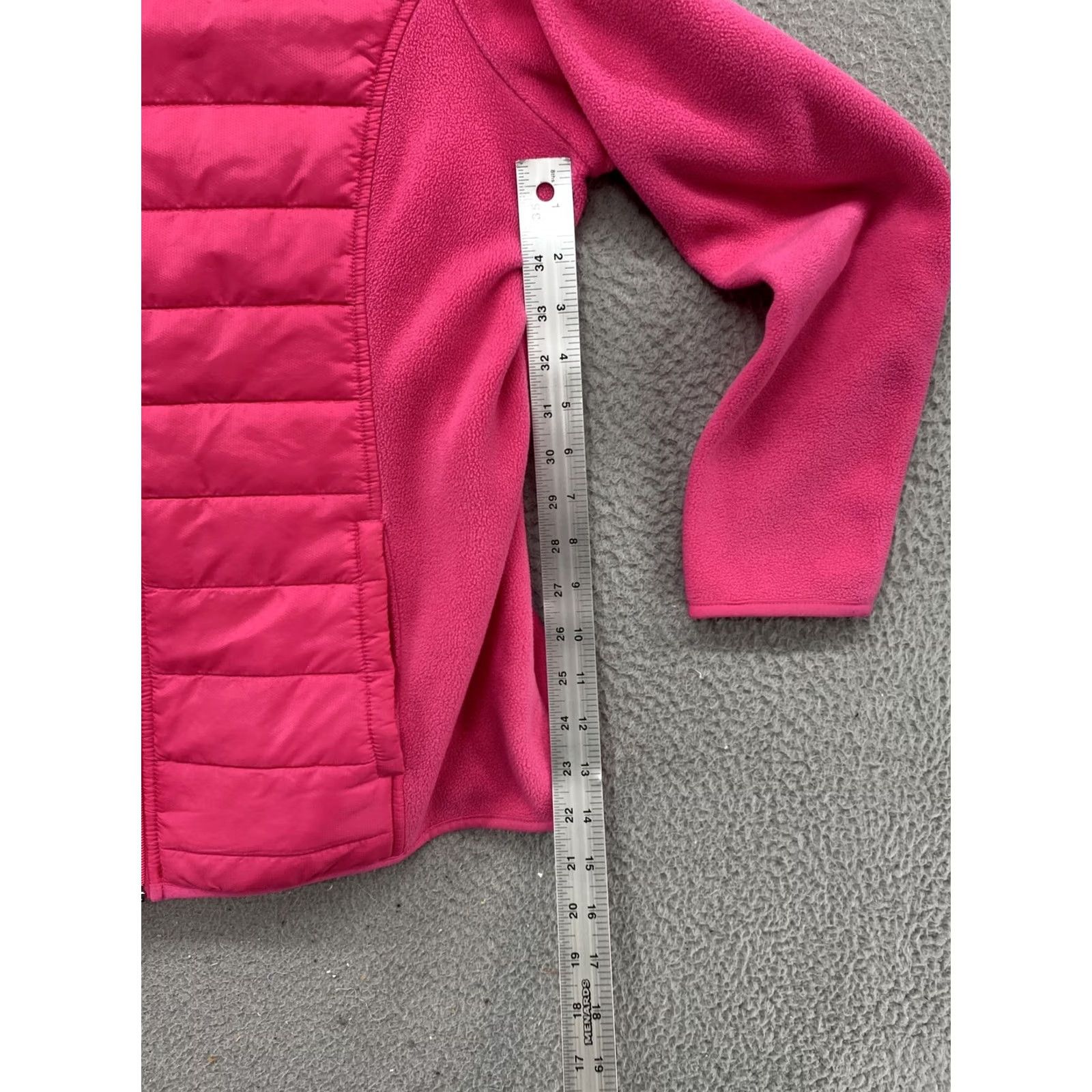 Alife Made for Life Women’s Pink Full Zip Fleece Jacket in Petite Size Large Size L / US 10 / IT 46 - 6 Thumbnail