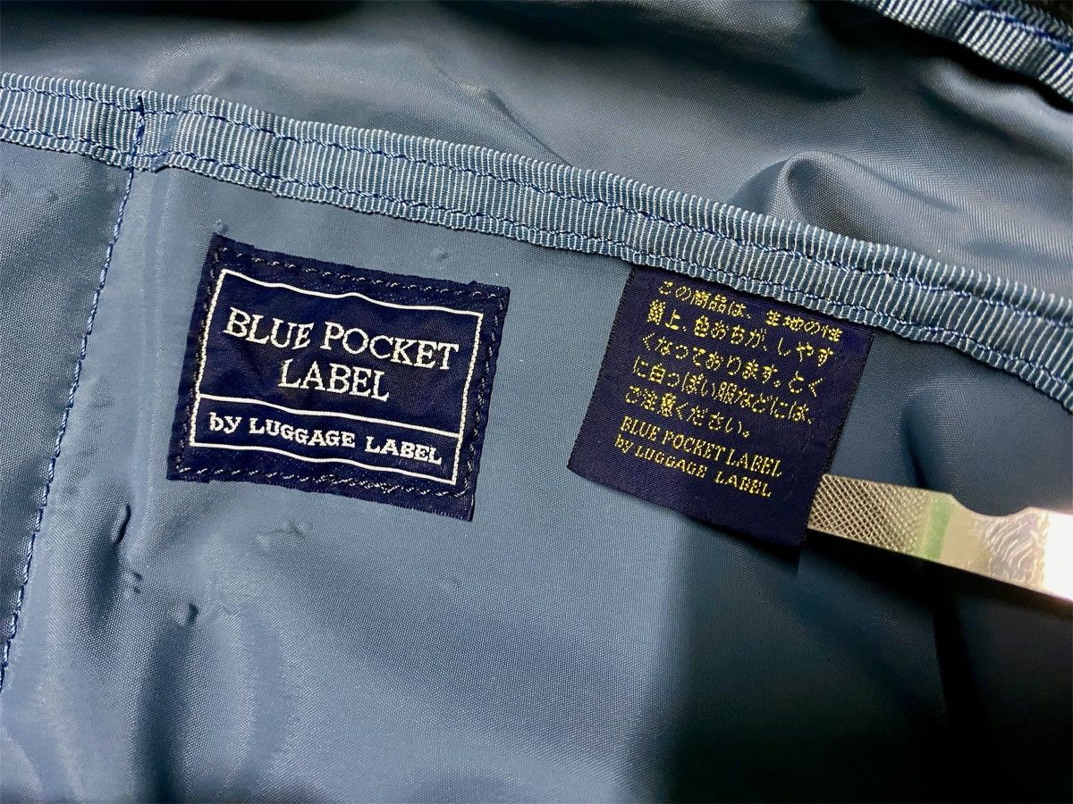 Porter Vintage "BLUE POCKET LABEL" by Luggage Label YOSHIDA & Co. Size ONE SIZE - 7 Thumbnail