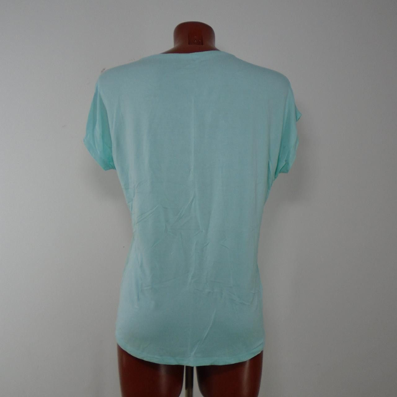 Vintage Women's T-Shirt Italy Moda. Green. S. Used. Very good Size S / US 4 / IT 40 - 4 Thumbnail