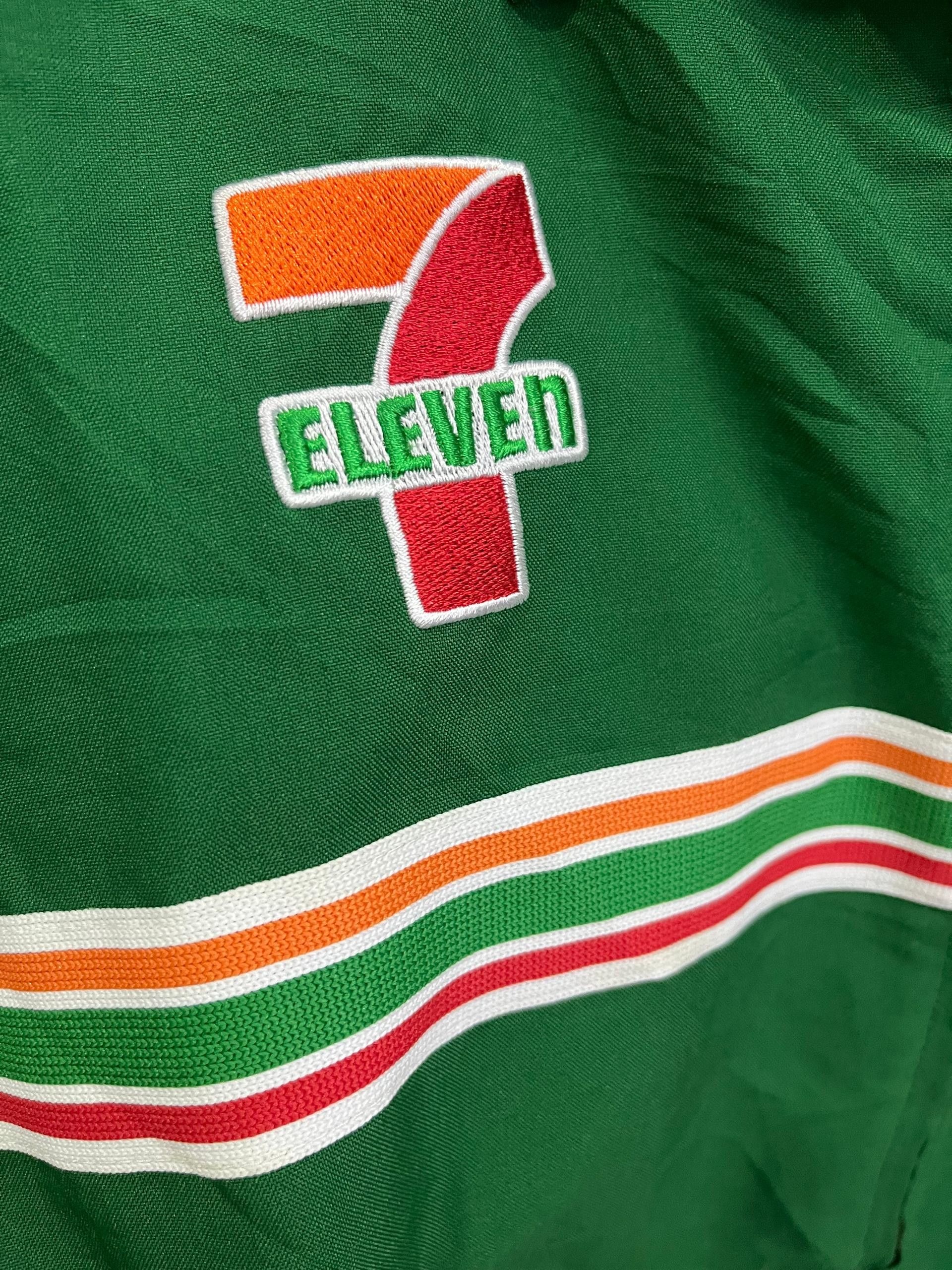 Japanese Brand 7-Eleven Japan Workwear Zip Shirt Racing Stripe Size US M / EU 48-50 / 2 - 4 Thumbnail