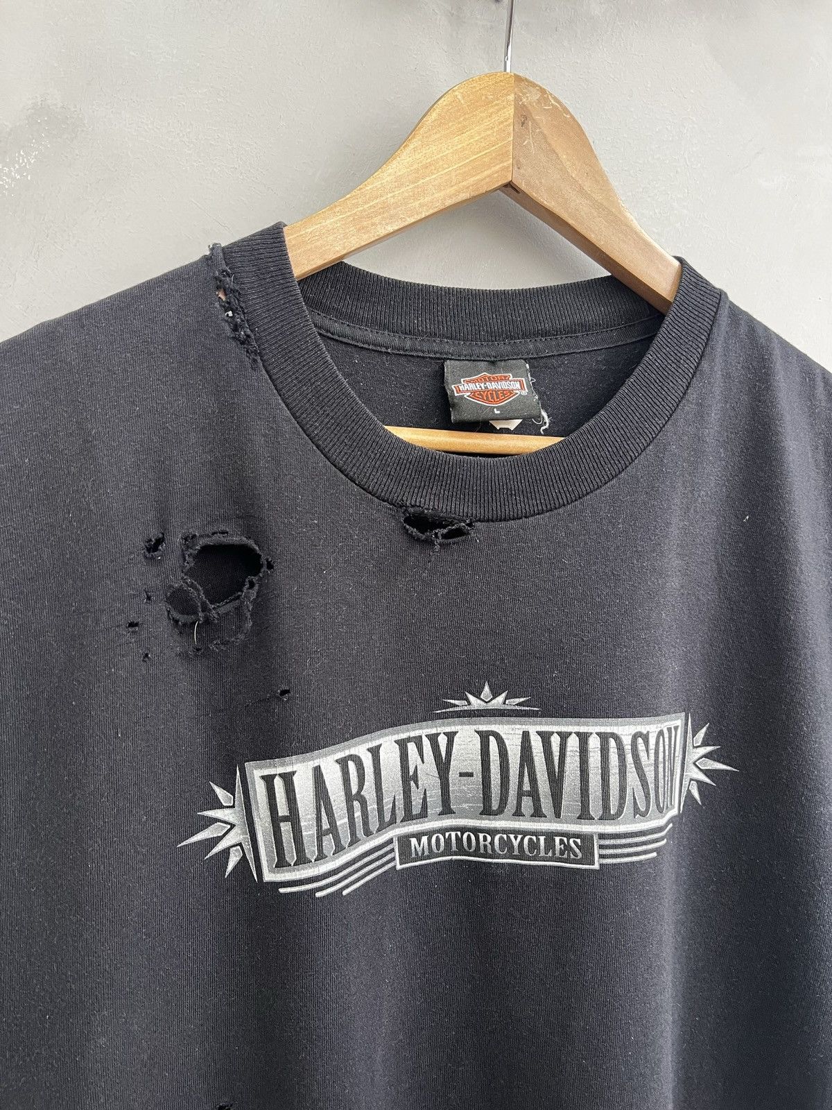 Harley Davidson Vintage 90s y2k Harley Davidson tank top t shirt faded 00s Size US L / EU 52-54 / 3 - 8 Thumbnail