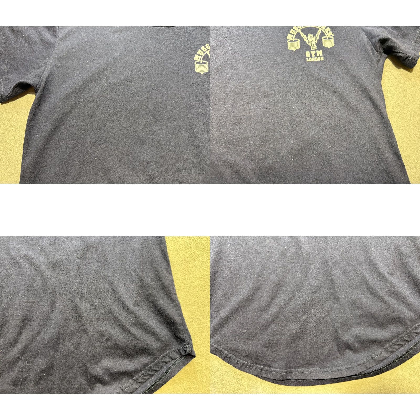 Vintage Vintage Musle Works Gym London blue shirt mens size m Size US M / EU 48-50 / 2 - 8 Thumbnail