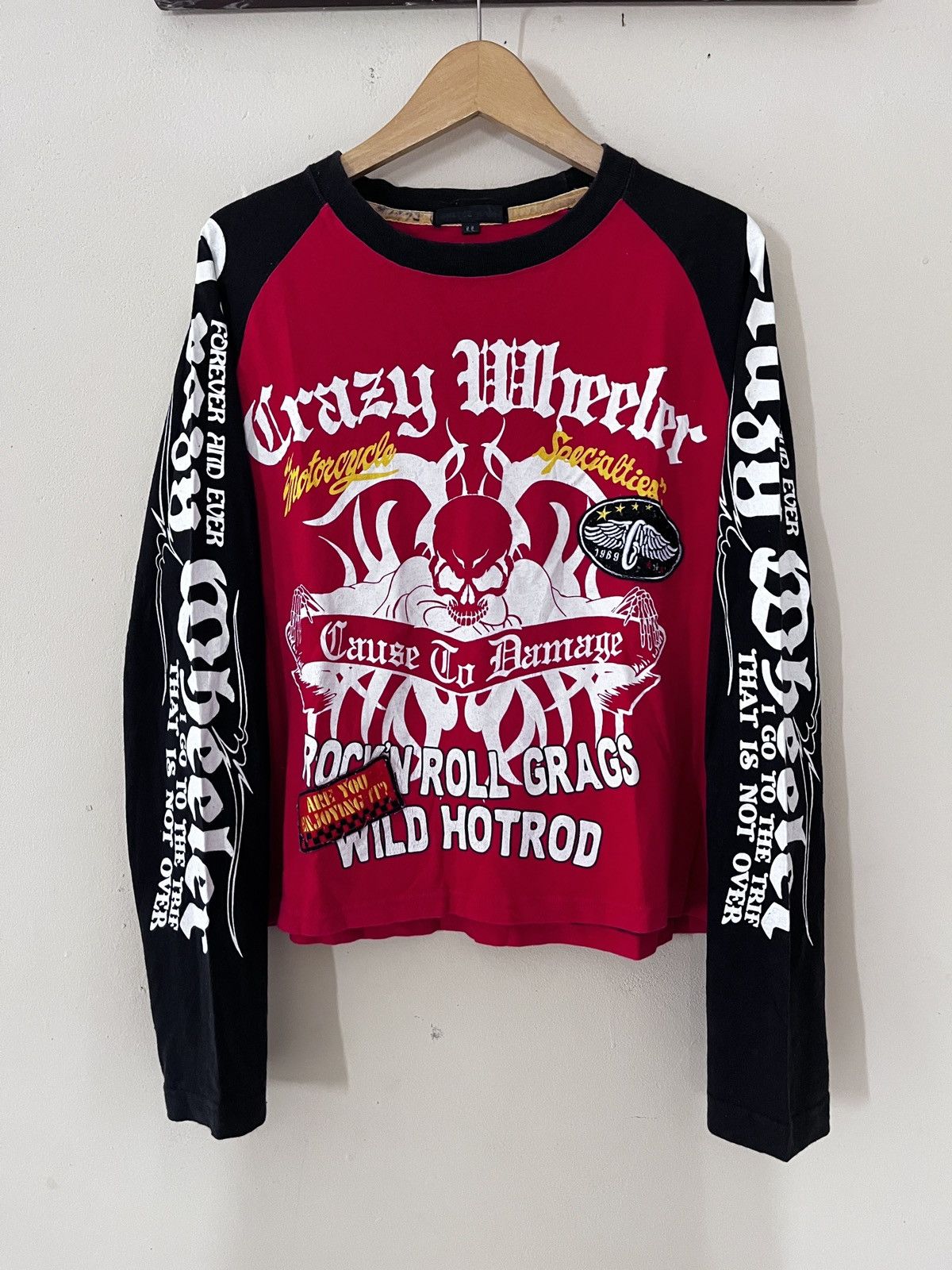 Japanese Brand BULLET NOISE ROCK N ROLL GRAGS LONG SLEEVE Size US M / EU 48-50 / 2 - 1 Thumbnail