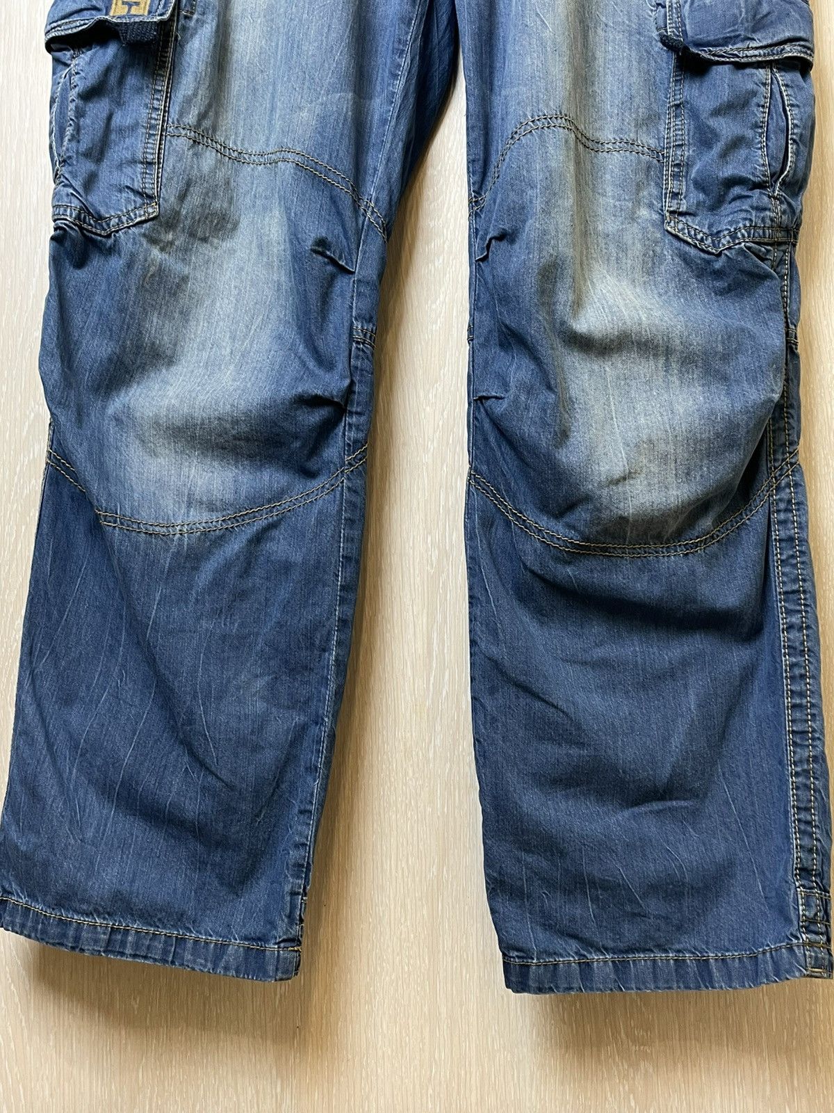 Denime × Vintage Vintage Y2K Timezone Cargo Pants Size US 32 / EU 48 - 3 Thumbnail