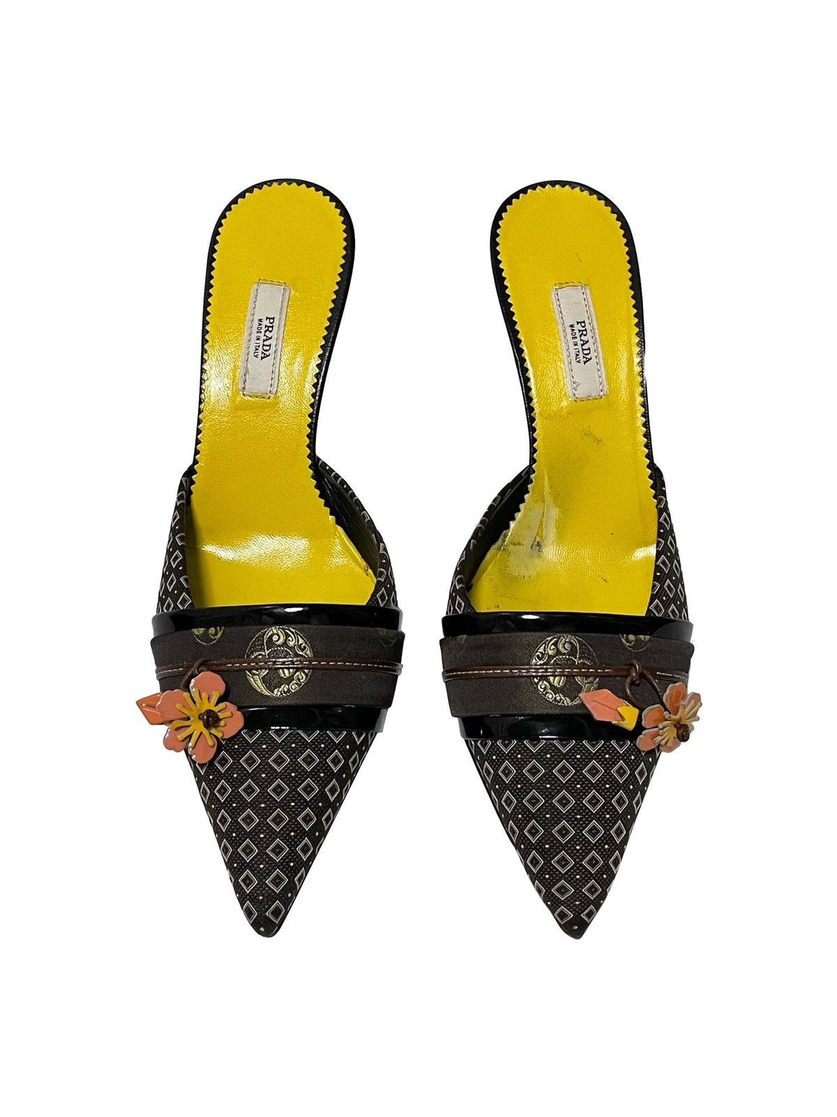Prada PRADA Spring Summer 2003 Flower Kimono Mules Size US 5.5 / IT 35.5 - 2 Thumbnail