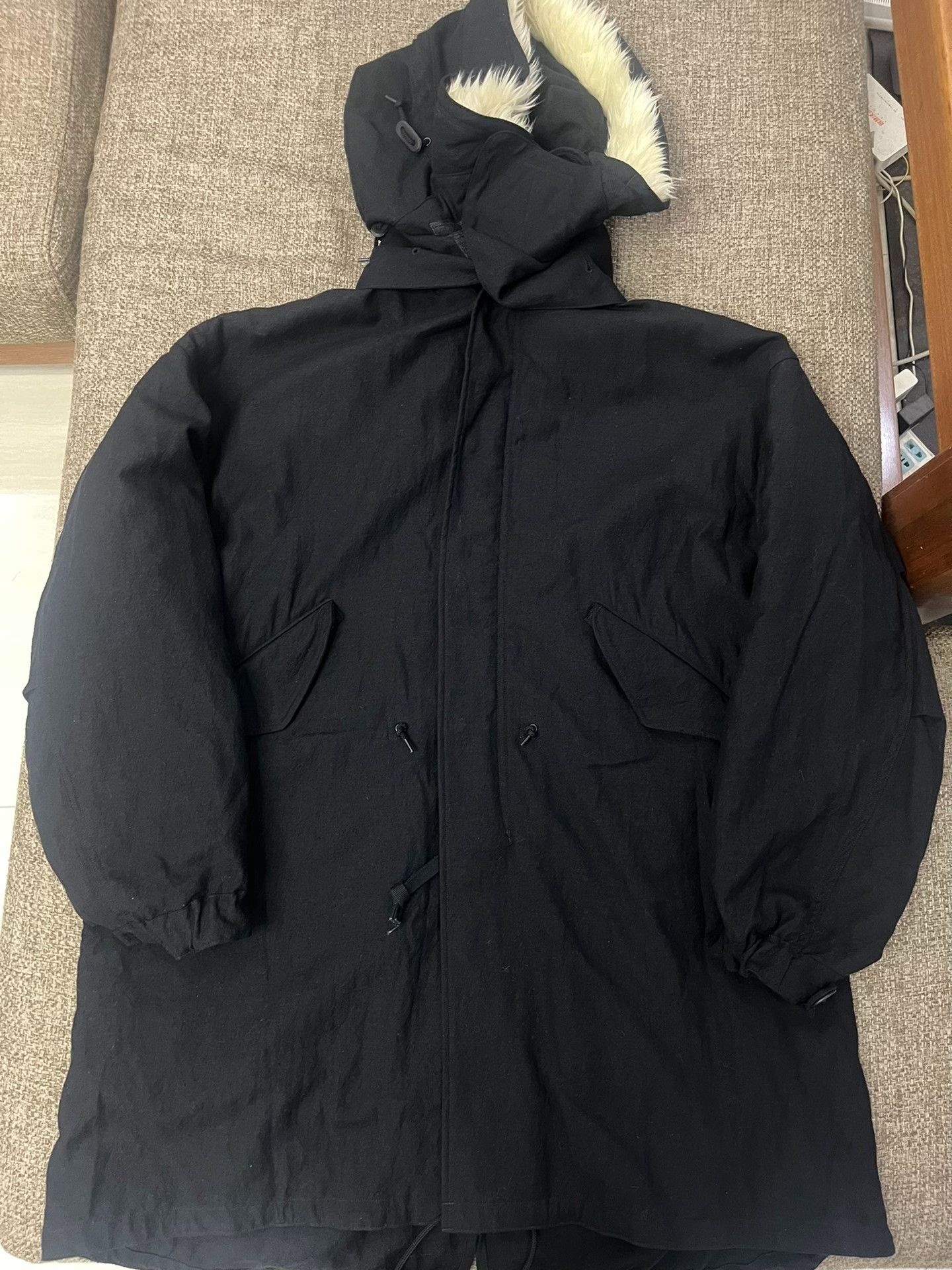 Japanese Brand Leno 23aw Layered Parka Coat Size US M / EU 48-50 / 2 - 1 Thumbnail