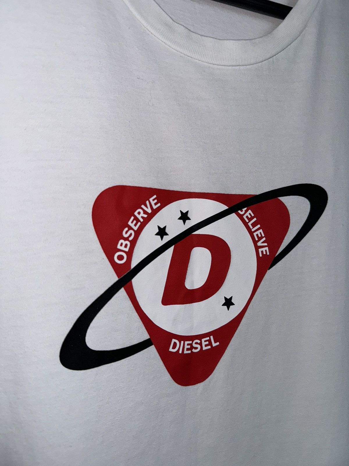 Diesel × Vintage Vintage Diesel tee big logo size L white Size US L / EU 52-54 / 3 - 2 Thumbnail