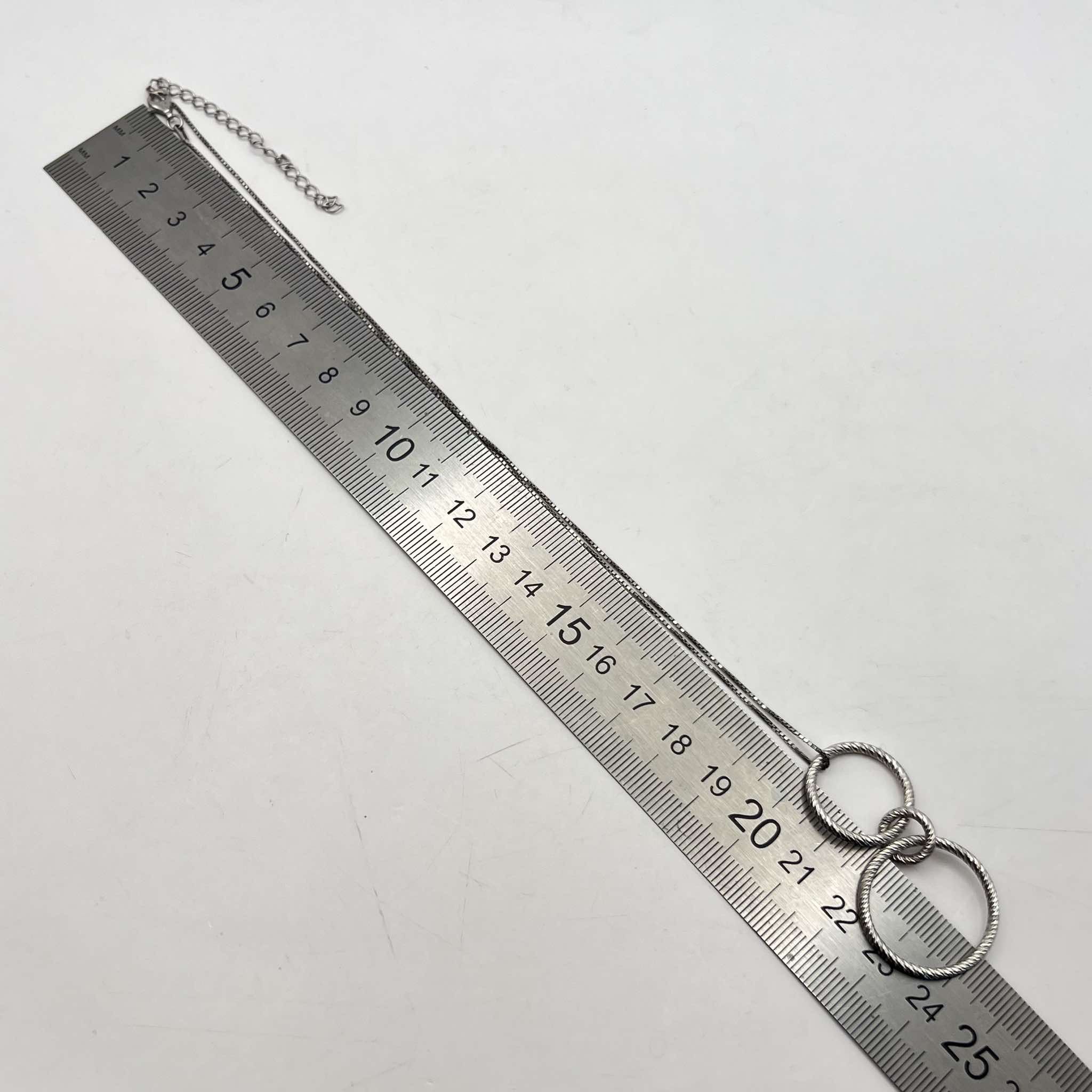 Sterling Silver Vintage Jewelry Sterling Silver 925 Necklace Chain Pendant Size ONE SIZE - 4 Thumbnail