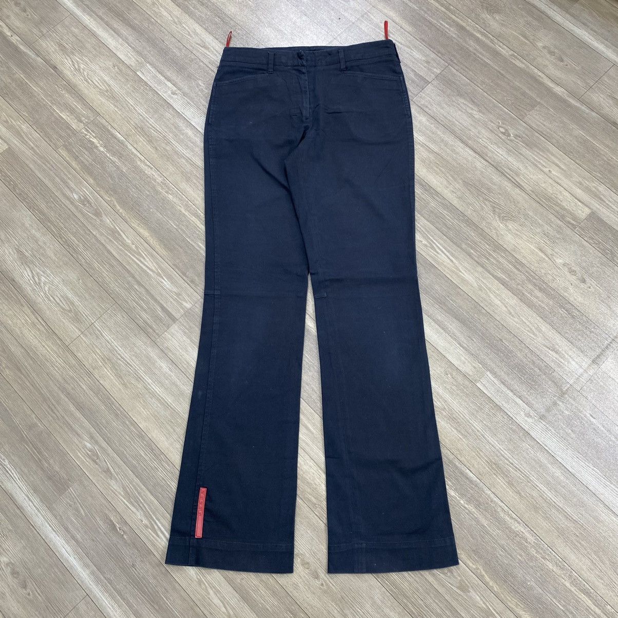 Prada Vintage Prada Luxury Trousers Bootcut Flared Pants Size US 29 - 1 Thumbnail
