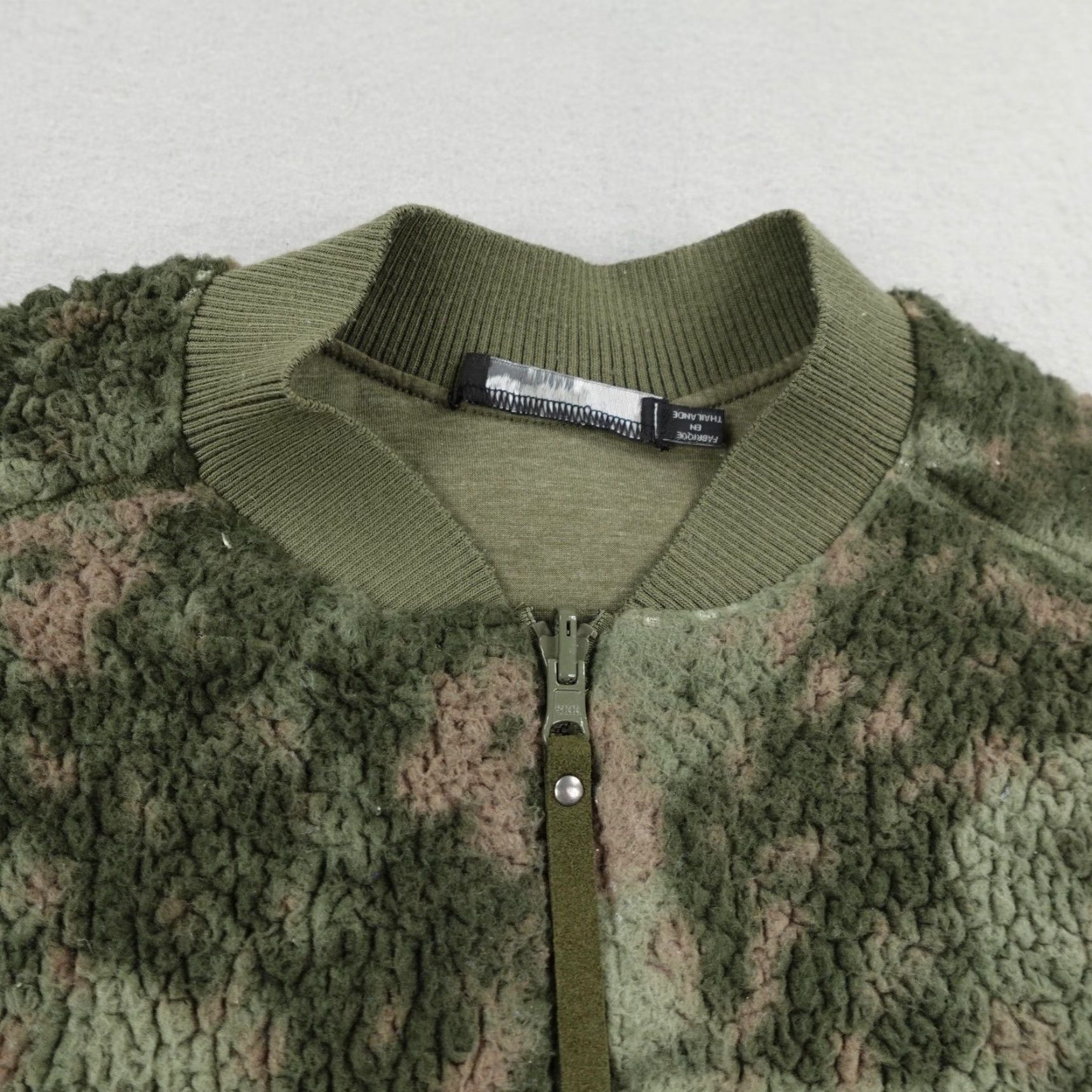 Prana Prana Jacket Womens Medium Green Camo Sherpa Fleece Bomber Full Zip Up Coat Pockets Womens Size M / US 6-8 / IT 42-44 - 2 Thumbnail