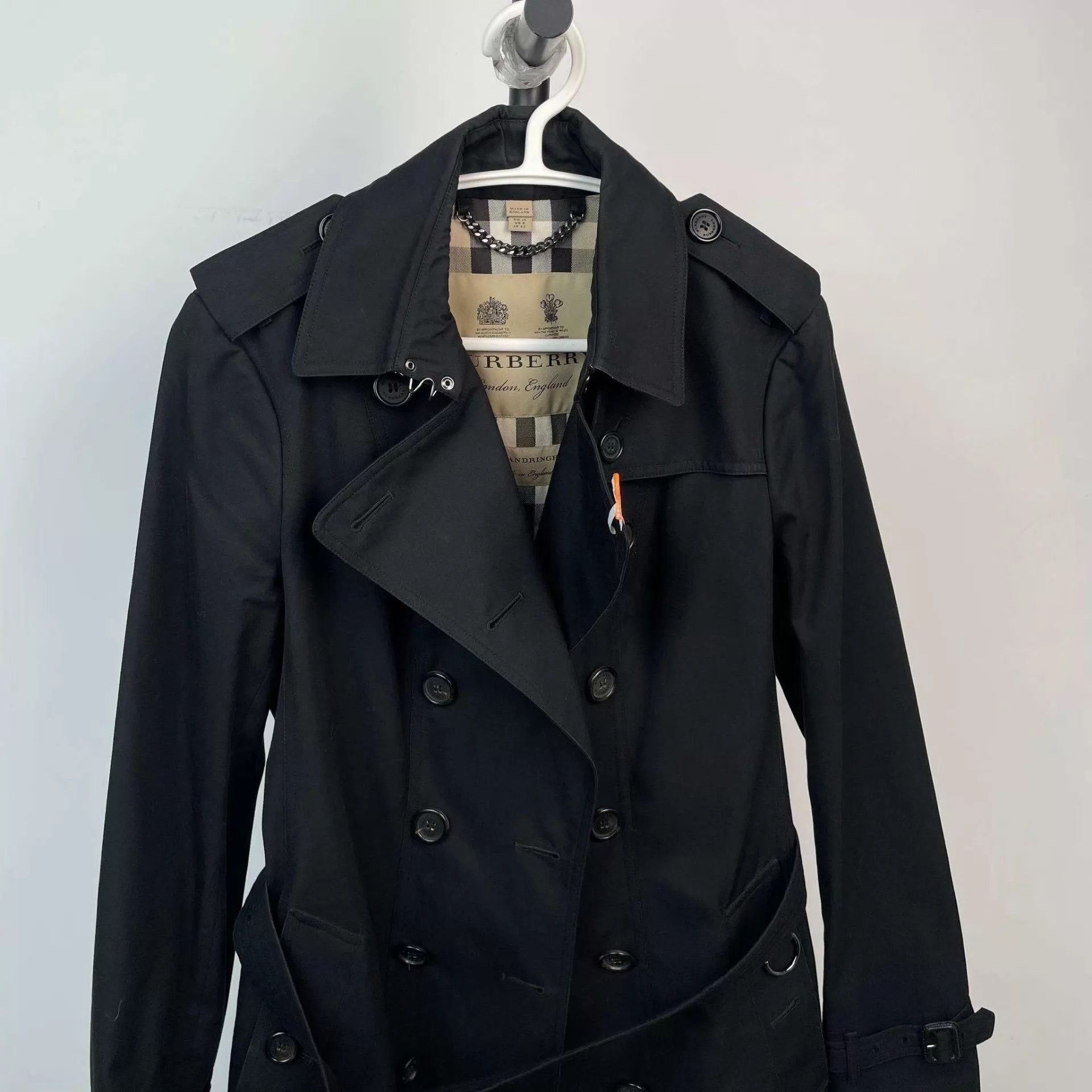 Burberry Burberry Long Trench Coat Black Size M / US 6-8 / IT 42-44 - 3 Thumbnail