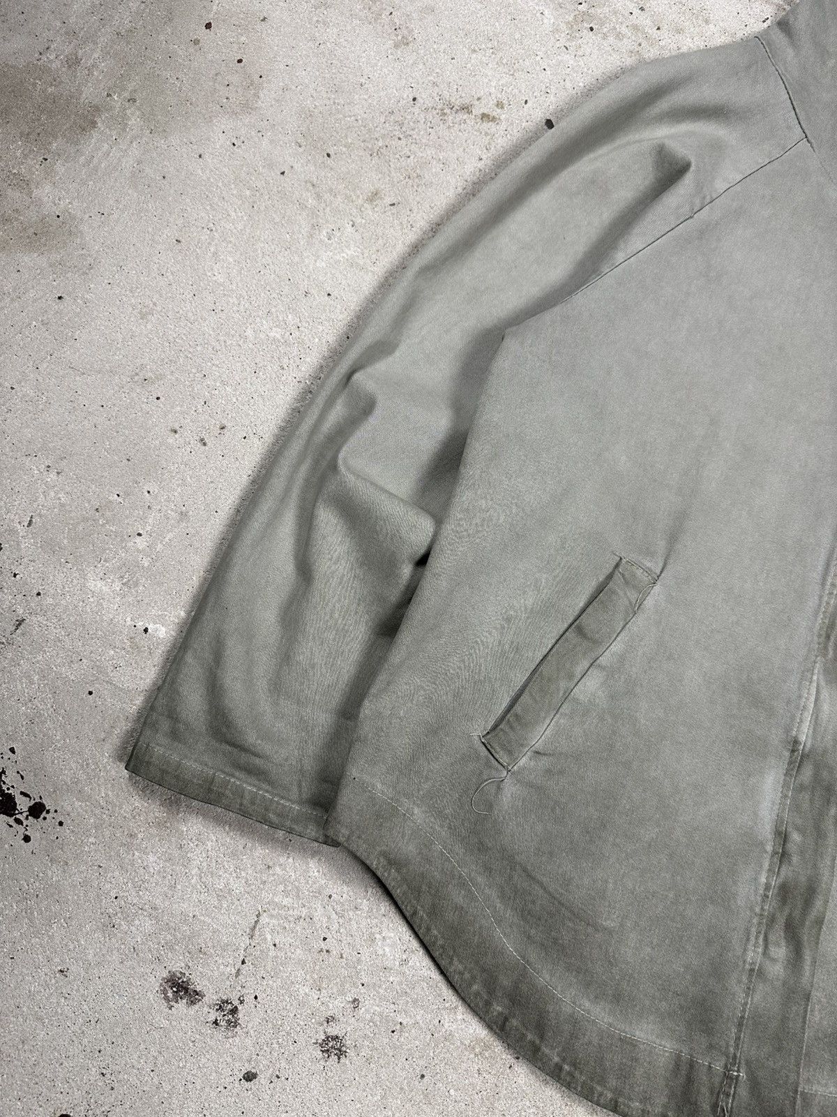 Other Vintage Y2K Grey/Khaki Faded Hooded Full Zip Jacket Archive Size US M / EU 48-50 / 2 - 4 Thumbnail